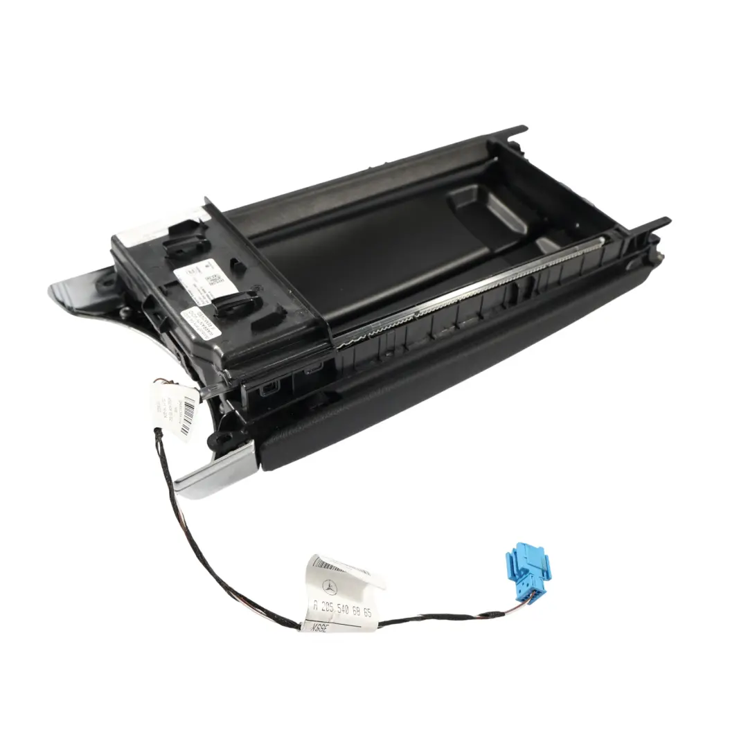 Mercedes W205 Console Centrale Accoudoir Plateau Coulissant Noir - SKU A2056808804-3 - Numéro de pièce A2056808804