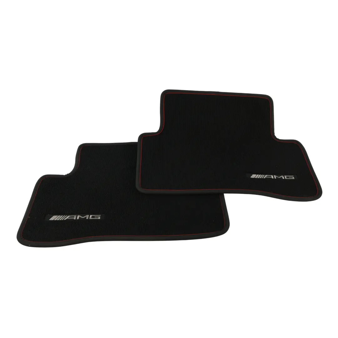 Mercedes W205 AMG Floor Mats Rear Left Right N/O/S SET - SKU A2056844300-1 - Part number A2056844300