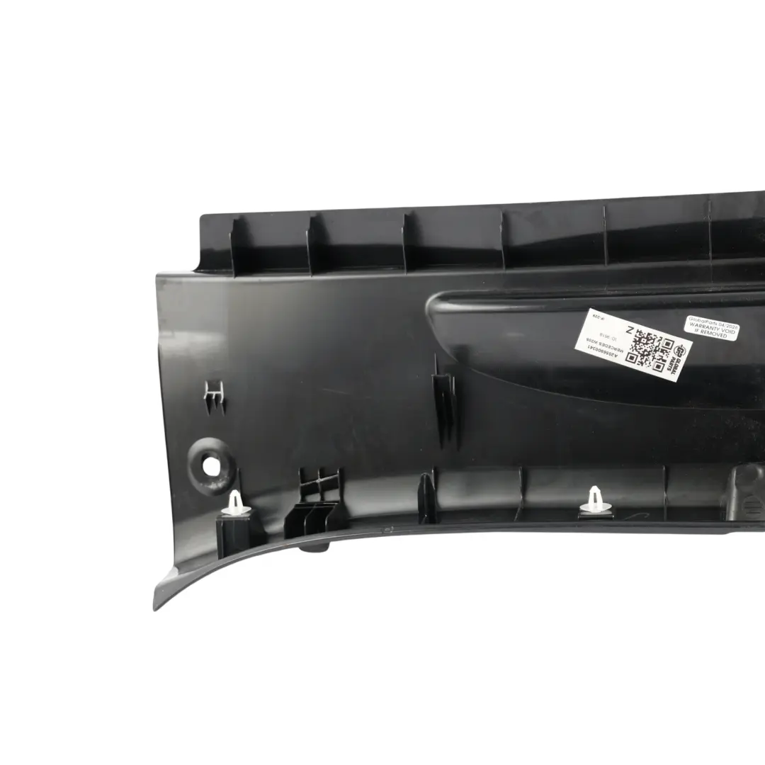 Mercedes W205 Boot Trunk Edge Trim Lock Latch Covering Panel - SKU A2056900341 - Part number A2056900341