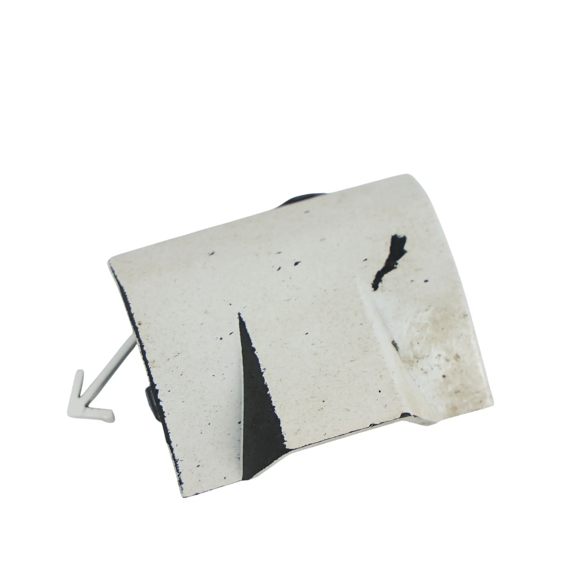 Mercedes W205 Front Side Skirt Cover Cap Left N/S Polar White - 149 A2056980330