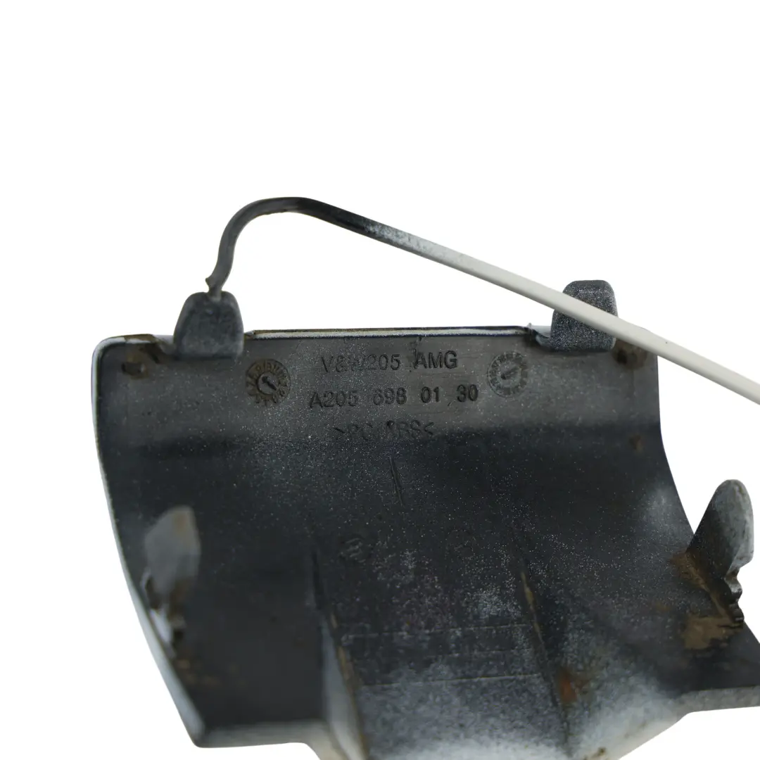 Front Side Skirt Cover Cap Left N/S Polar White - 149 A2056980330 to Mercedes W205 with Part number A2056980130 Mercedes W205 Front Side Skirt Cover Cap Left N/S Polar White - 149 A2056980330 - SKU A2056980130-POL - Part number A2056980130