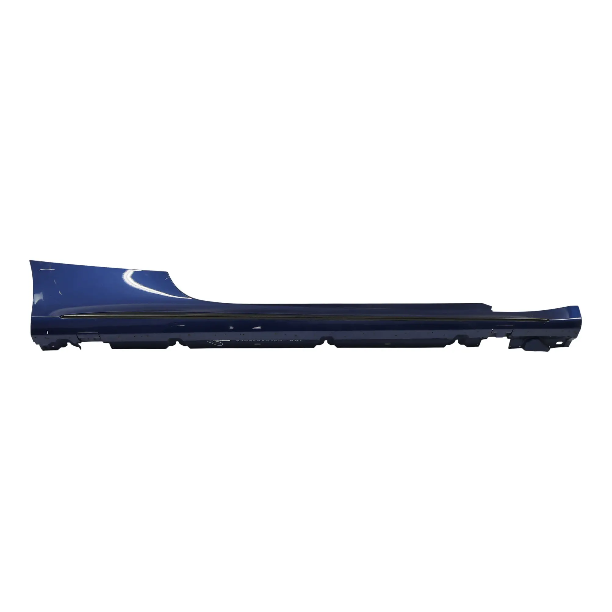 Mercedes C205 Side Skirt AMG Right O/S Door Sill Cover Brilliant Blue - 896