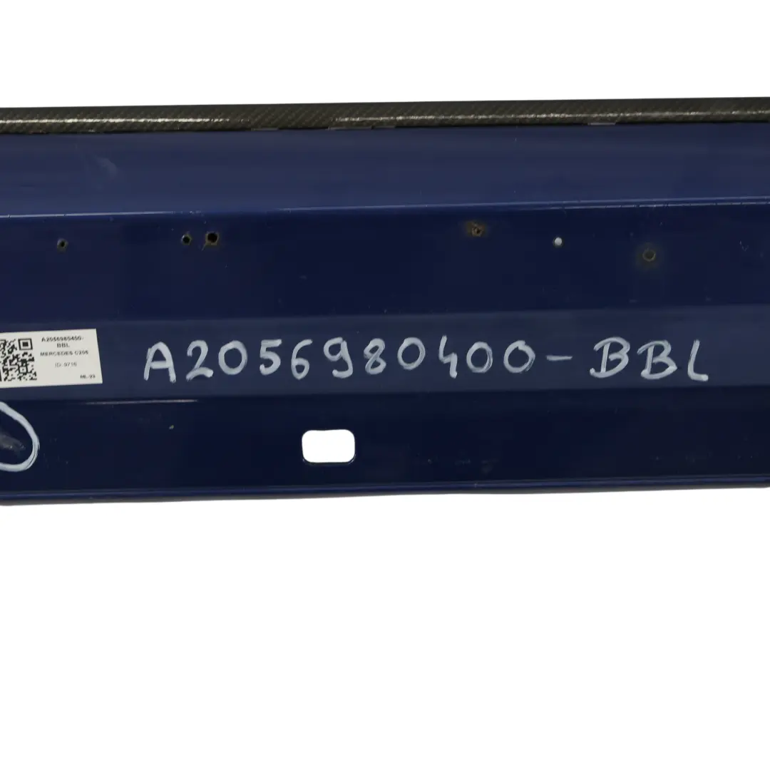 Mercedes C205 Faldón AMG Derecho Umbral Azul Brillante 896 - SKU A2056980400-BRB - Número de pieza A2056980400