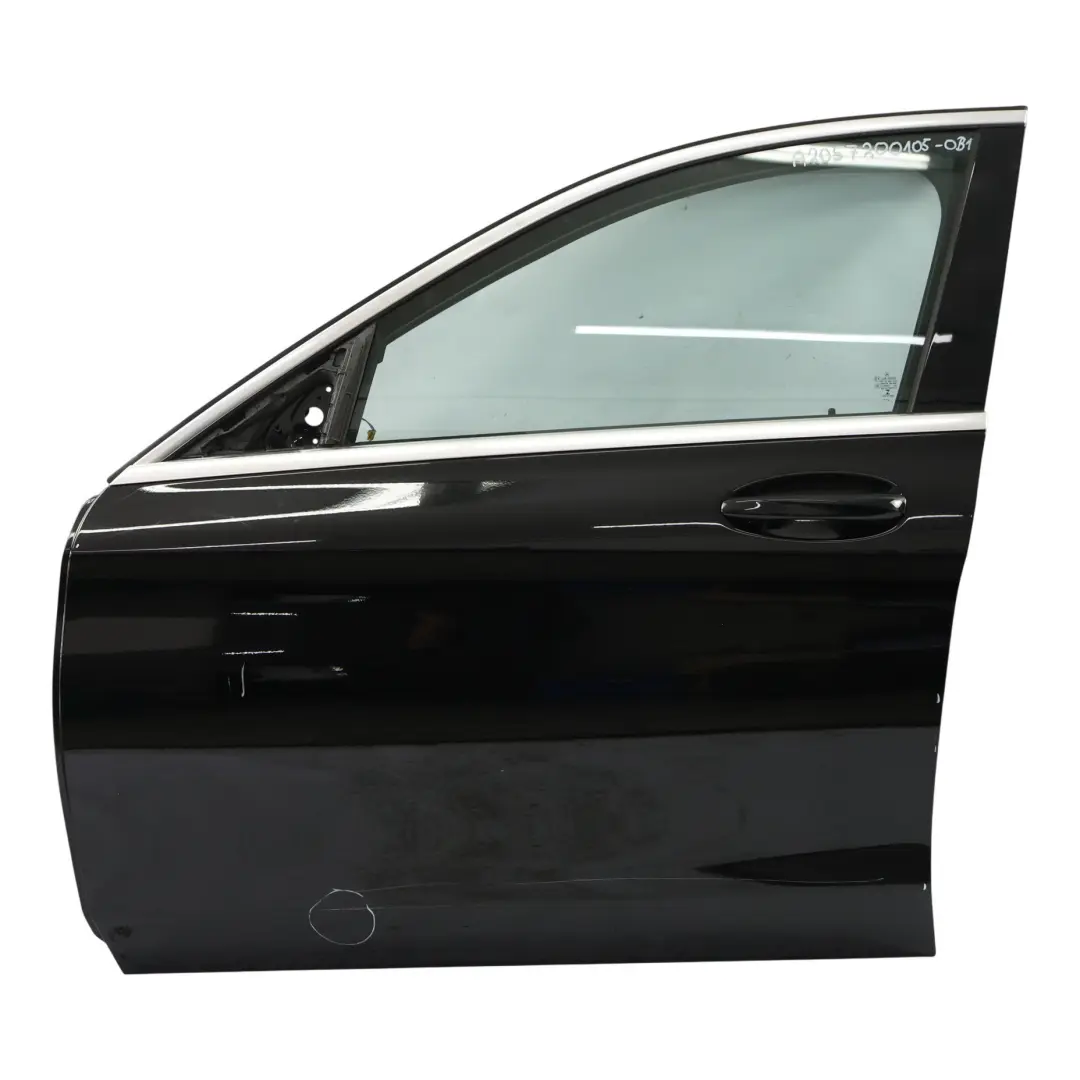 Mercedes W205 Door Front Left N/S Obsidian Black Metallic - 197 - SKU A2057200105-OB1 - Part number A2057200105