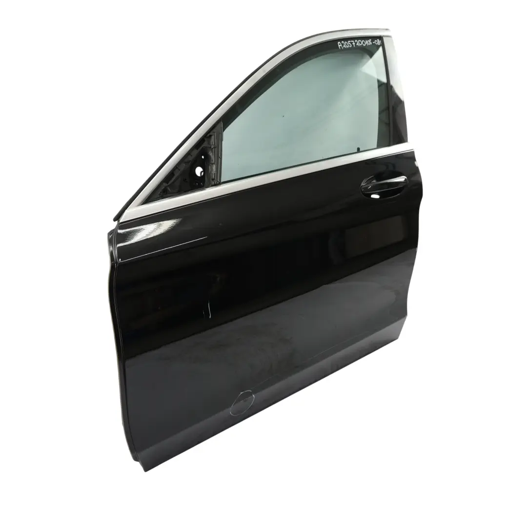 Mercedes W205 Door Front Left N/S Obsidian Black Metallic - 197 - SKU A2057200105-OB1 - Part number A2057200105