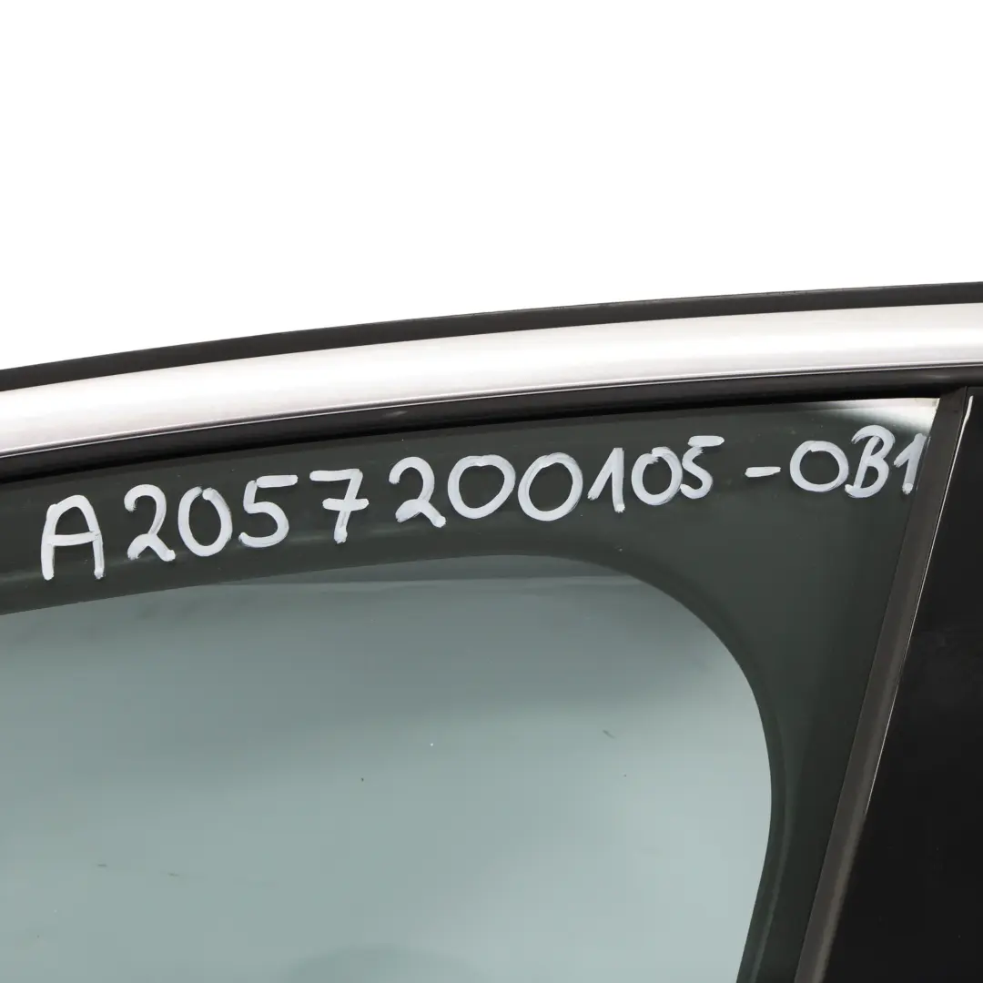 Mercedes W205 Door Front Left N/S Obsidian Black Metallic - 197 - SKU A2057200105-OB1 - Part number A2057200105