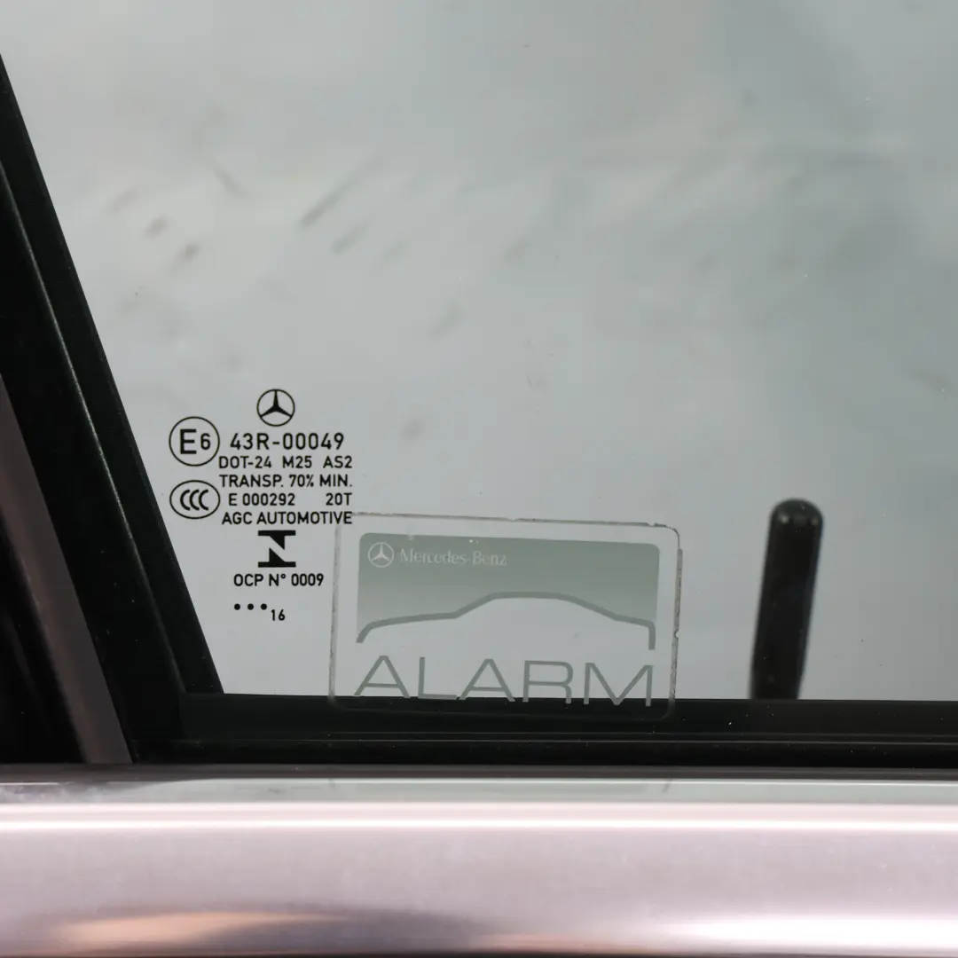 Mercedes W205 Door Front Right O/S Tenorite Grey Metallic - 755 - SKU A2057200205-TNG - Part number A2057200205