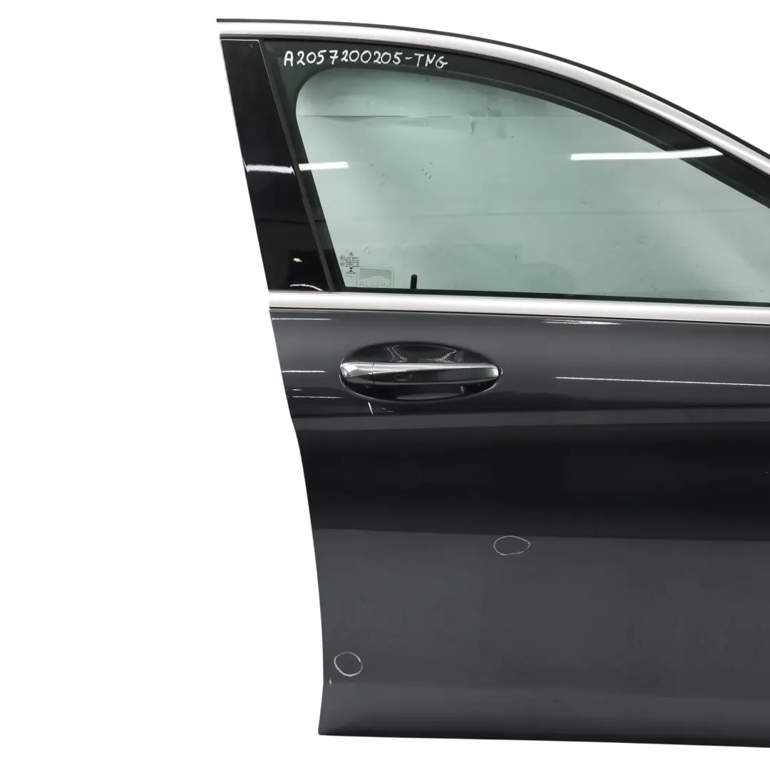 Mercedes W205 Puerta Delantera Derecha Tenorite Grey Metallic - 755 - SKU A2057200205-TNG - Número de pieza A2057200205