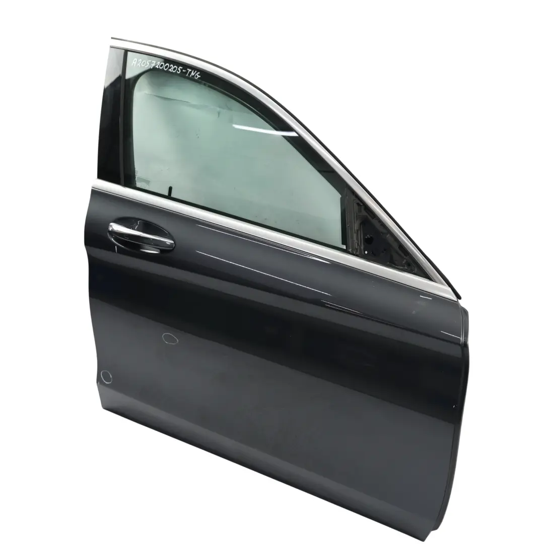 Mercedes W205 Door Front Right O/S Tenorite Grey Metallic - 755 - SKU A2057200205-TNG - Part number A2057200205