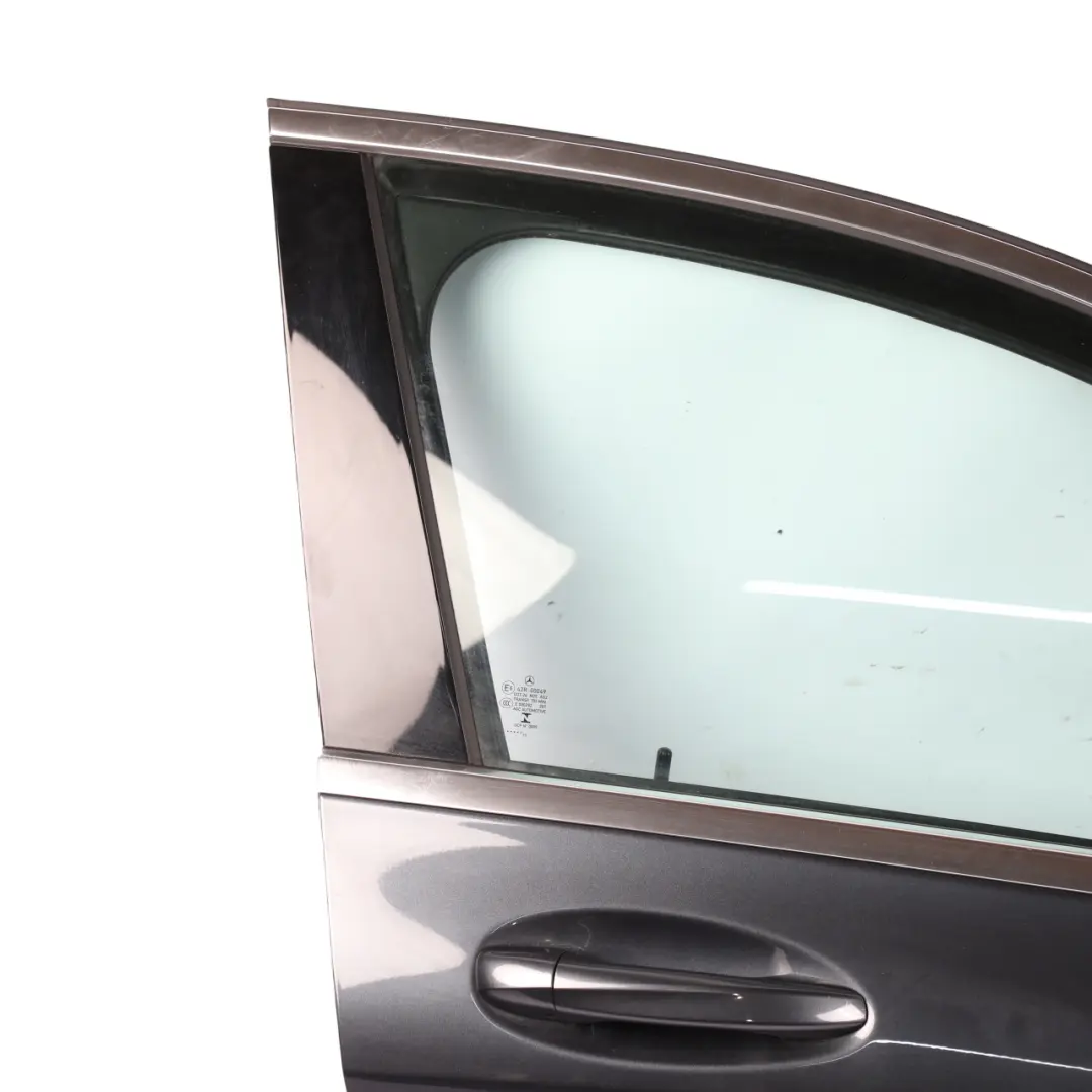 Door Front Right O/S Tenorite Grey Metallic - 755 to Mercedes W205 with Part number A2057200205 Mercedes W205 Door Front Right O/S Tenorite Grey Metallic - 755 - SKU A2057200205-TNG1 - Part number A2057200205