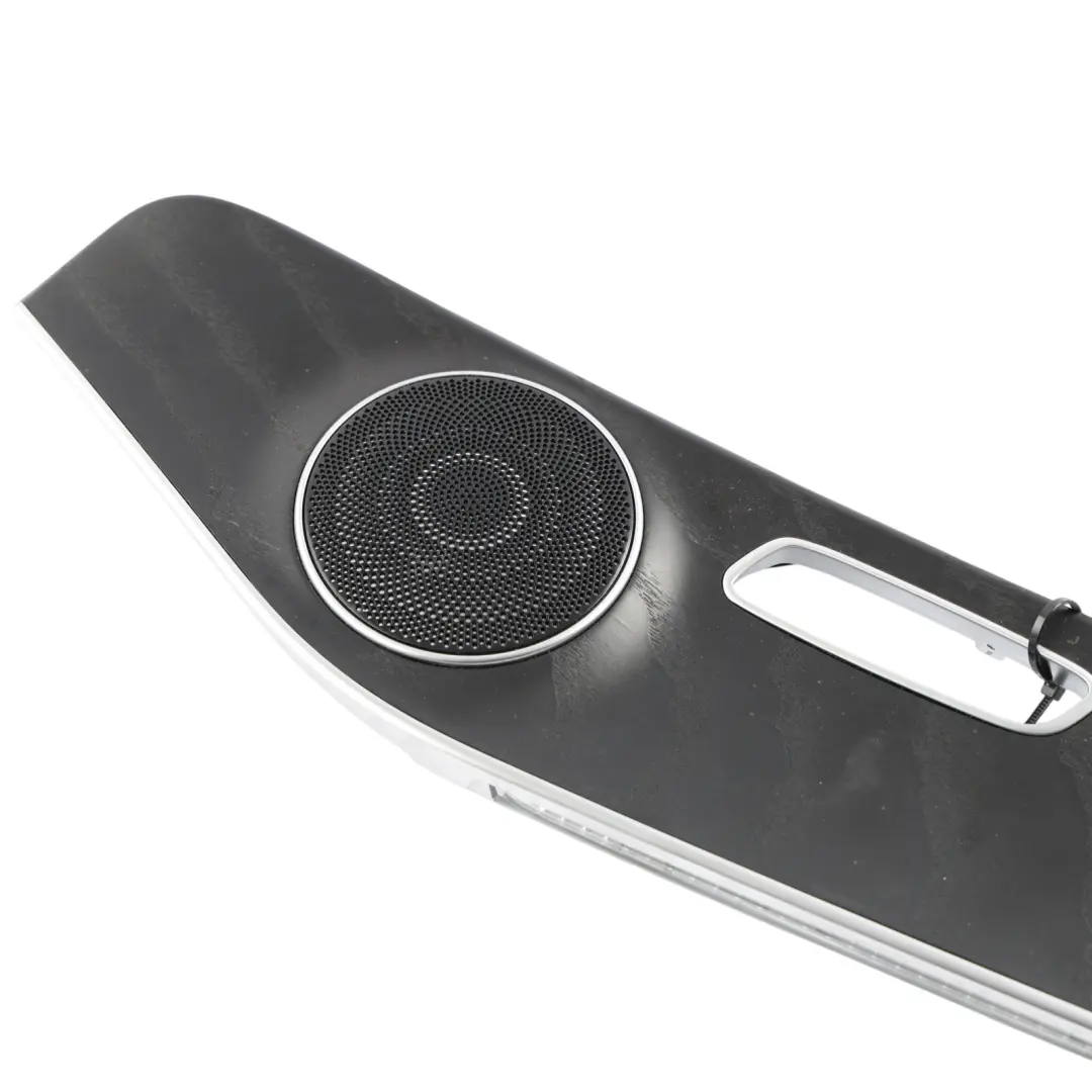 Door Card Trim Strip Speaker Cover Front Right O/S Black Wood to Mercedes W205 C253 with Part number A2057201880 Mercedes W205 C253 Door Card Trim Strip Speaker Cover Front Right O/S Black Wood - SKU A2057201880 - Part number A2057201880