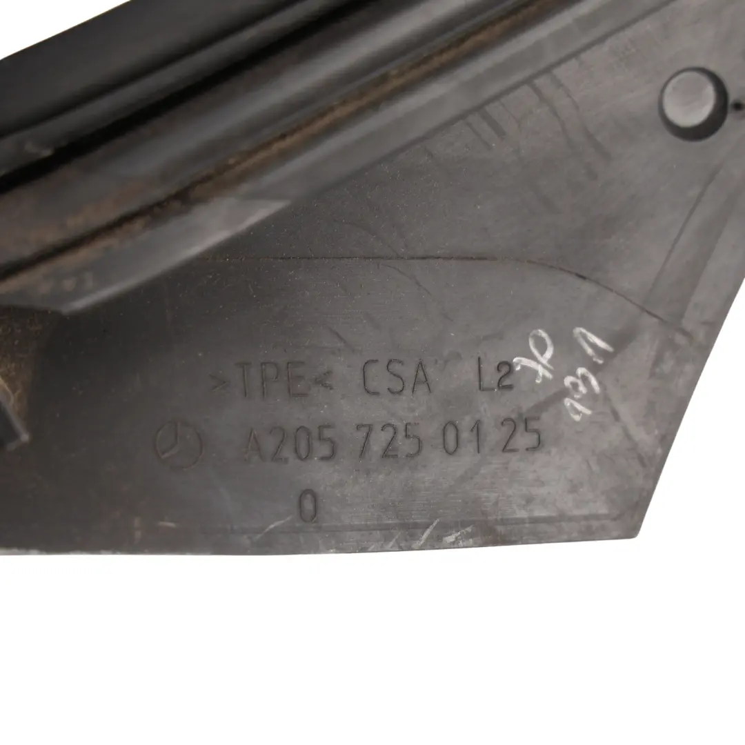 Mercedes W205 Front Door Window Frame Seal Sealing Gasket Left N/S - SKU A2057250125 - Part number A2057250125