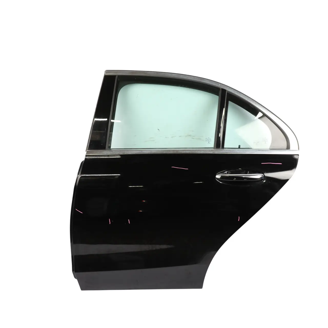 Mercedes W205 Saloon Door Rear Left N/S Covering Panel Black - 040