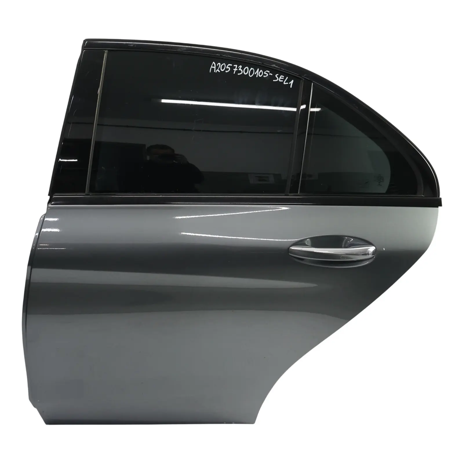 Mercedes W205 Door Rear Left N/S Selenite Grey Metallic - 992