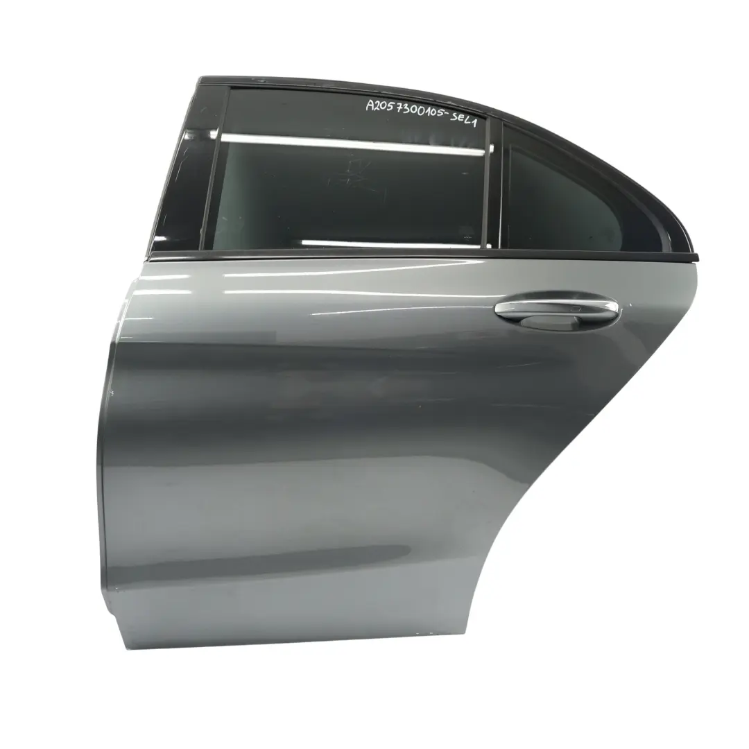 Mercedes W205 Porte Arrière Gauche Selenite Grey Gris Métallisé - 992 - SKU A2057300105-SEL1 - Numéro de pièce A2057300105