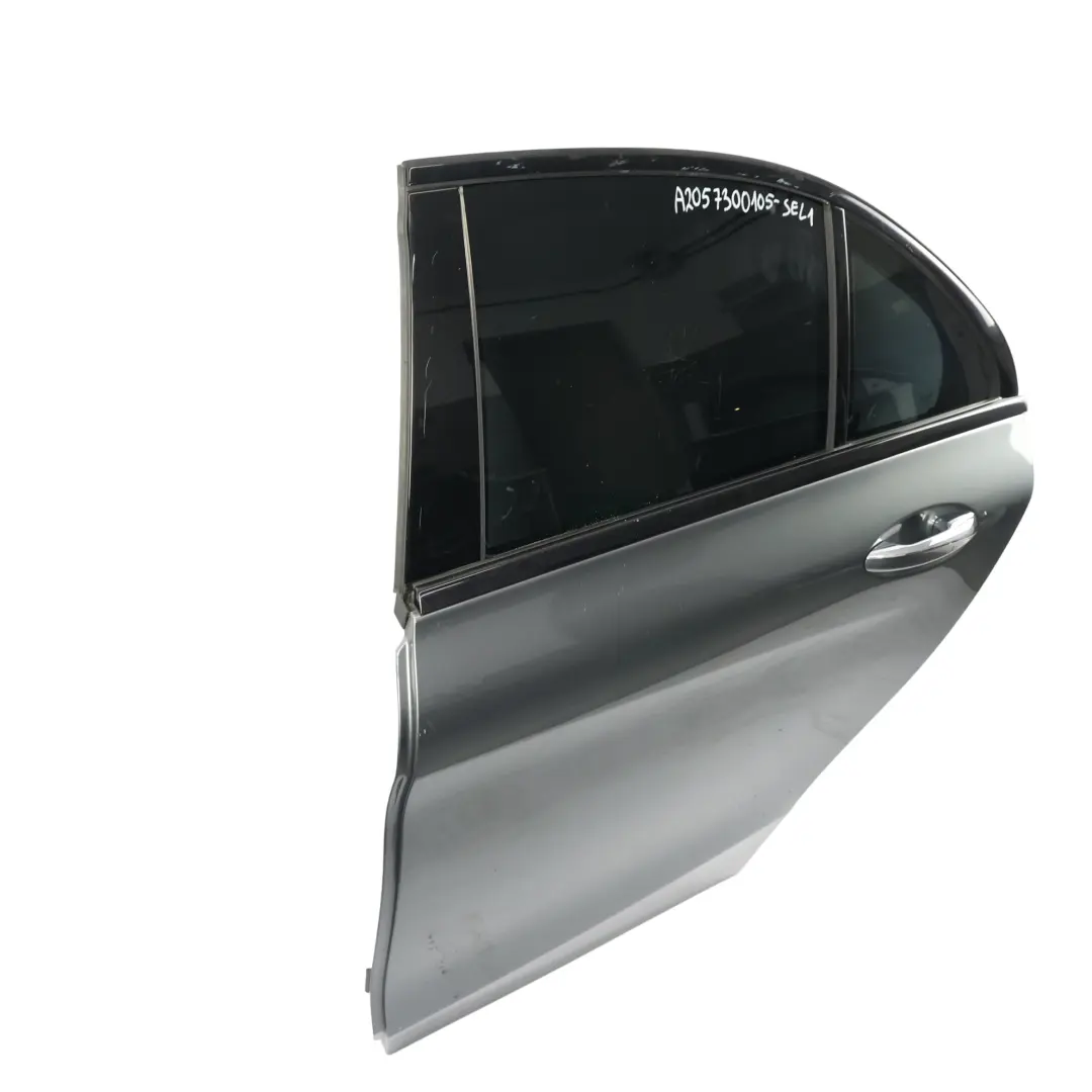 Mercedes W205 Porte Arrière Gauche Selenite Grey Gris Métallisé - 992 - SKU A2057300105-SEL1 - Numéro de pièce A2057300105