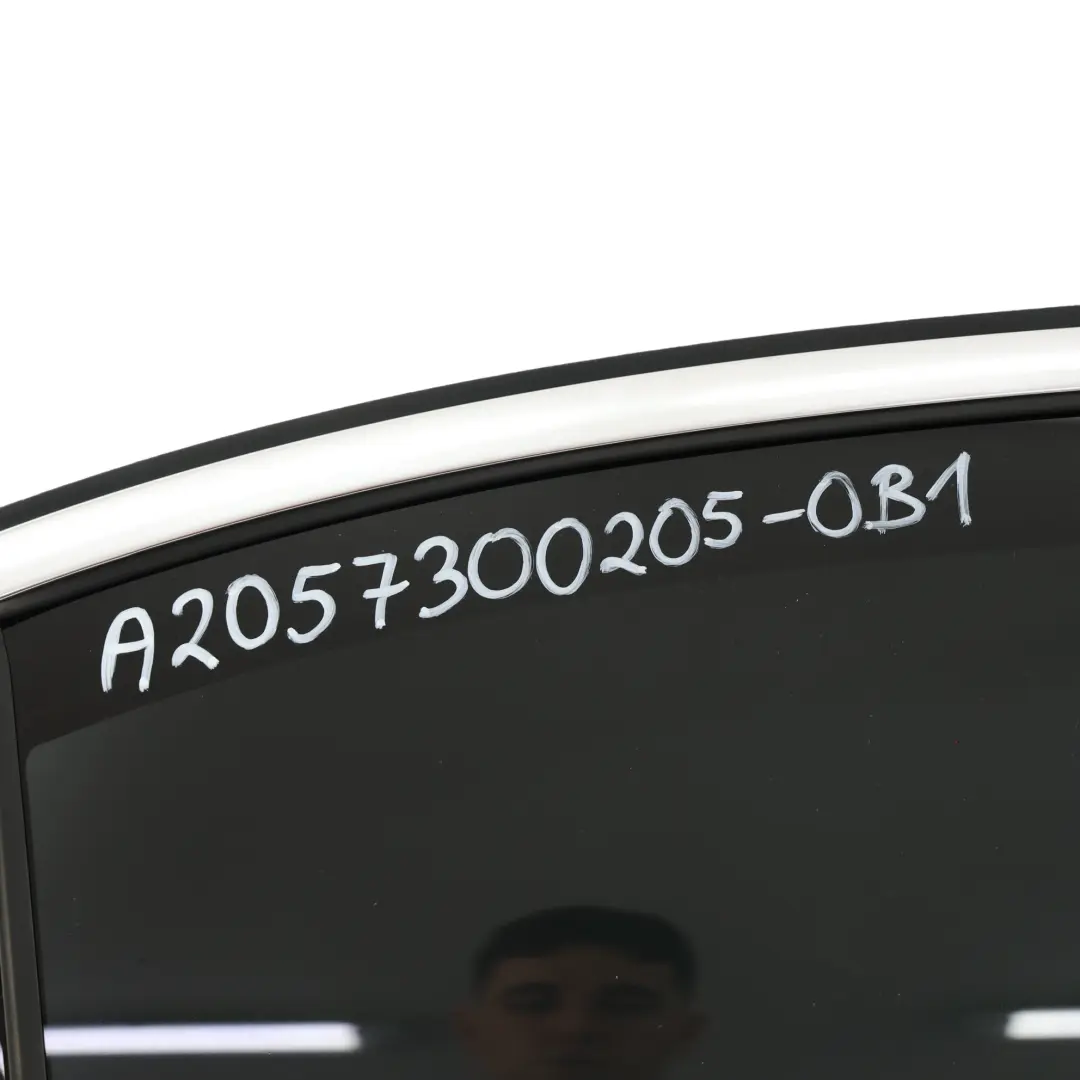 Door Rear Right O/S Obsidian Black Metallic - 197 to Mercedes W205 with Part number A2057300205 Mercedes W205 Door Rear Right O/S Obsidian Black Metallic - 197 - SKU A2057300205-OB1 - Part number A2057300205