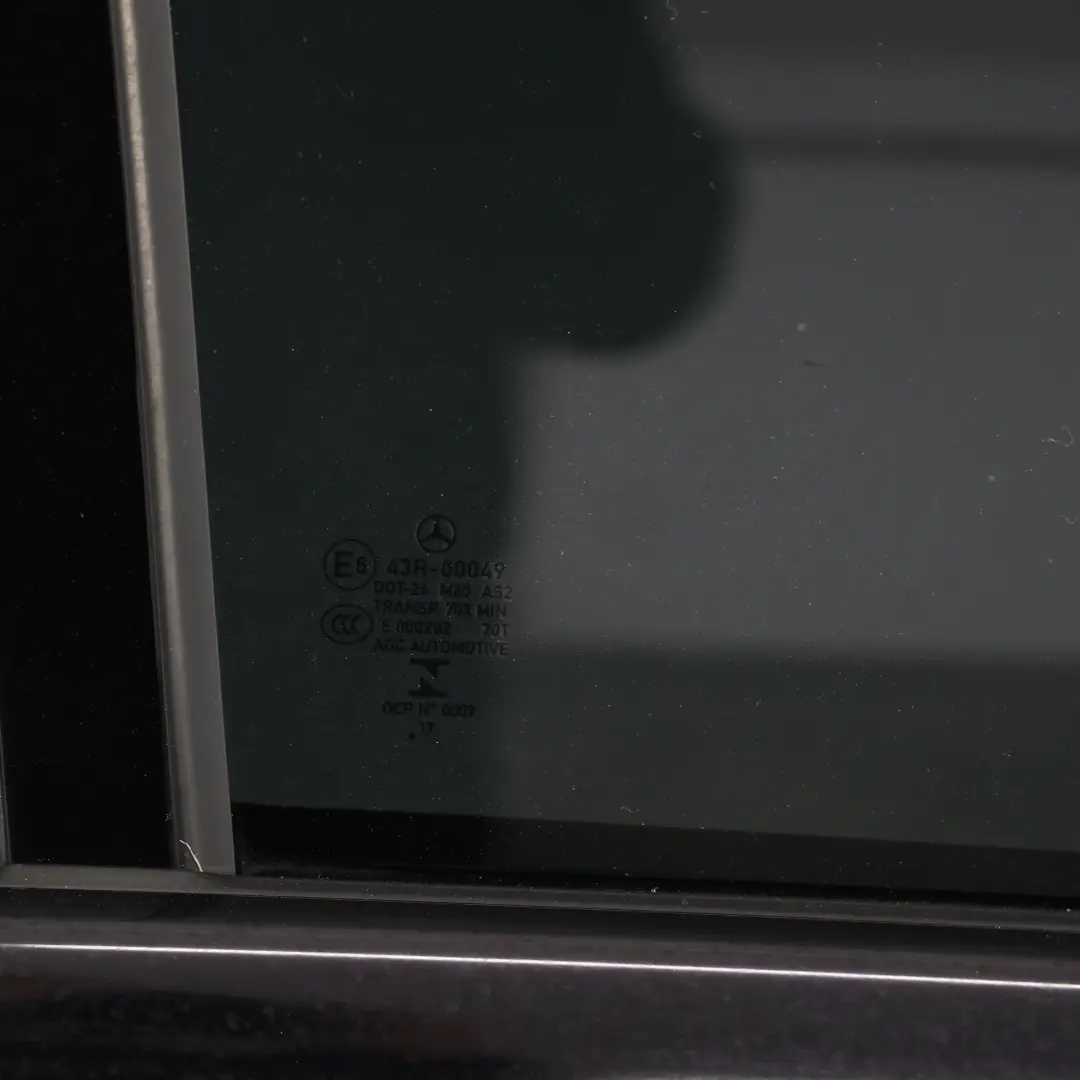 Mercedes W205 Door Rear Right O/S Selenite Grey Metallic - 992 - SKU A2057300205-SEL - Part number A2057300205