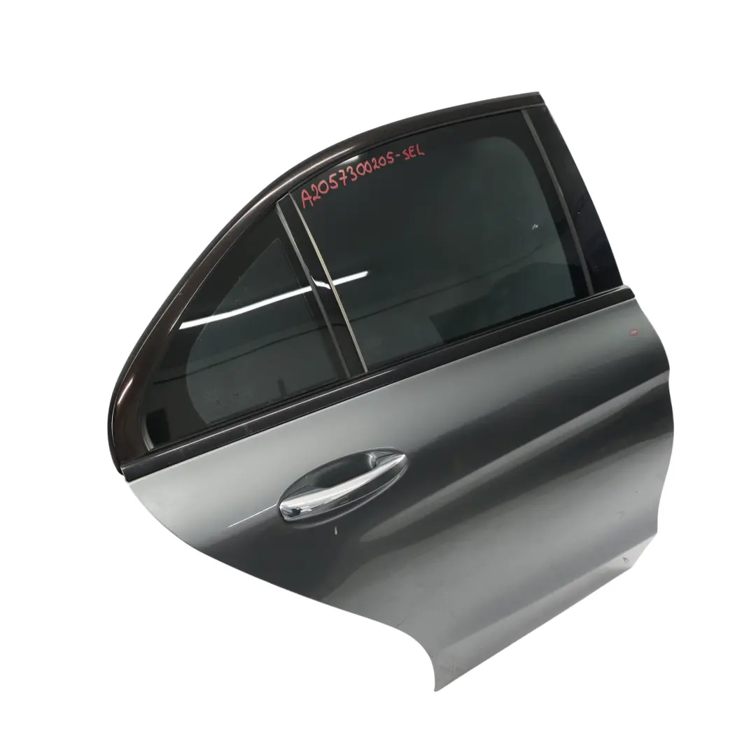 Mercedes W205 Puerta Trasera Derecha Selenite Grey Gris Metallic - 992 - SKU A2057300205-SEL - Número de pieza A2057300205