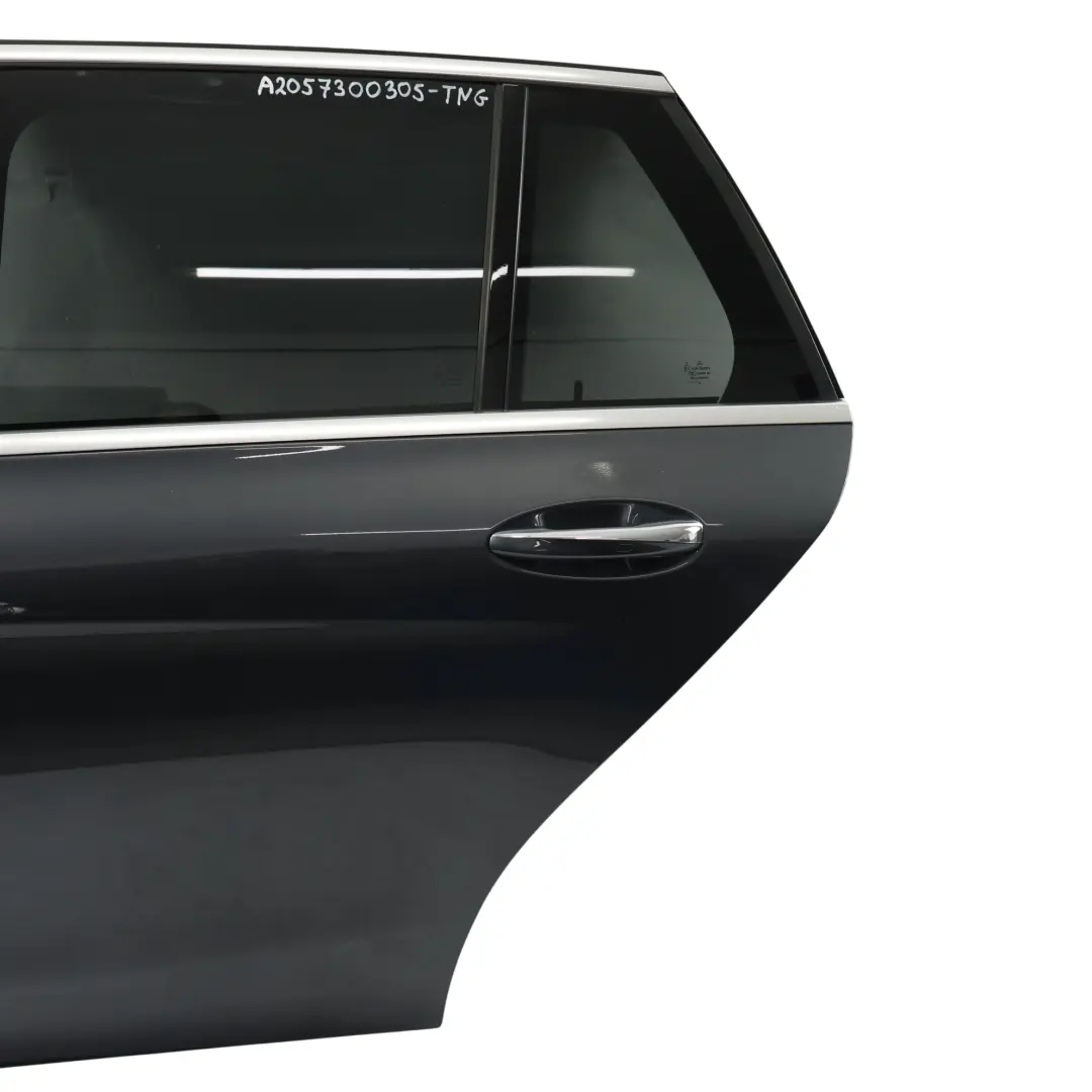 Mercedes S205 Estate Door Rear Left N/S Tenorite Grey Metallic - 755 - SKU A2057300305-TNG - Part number A2057300305