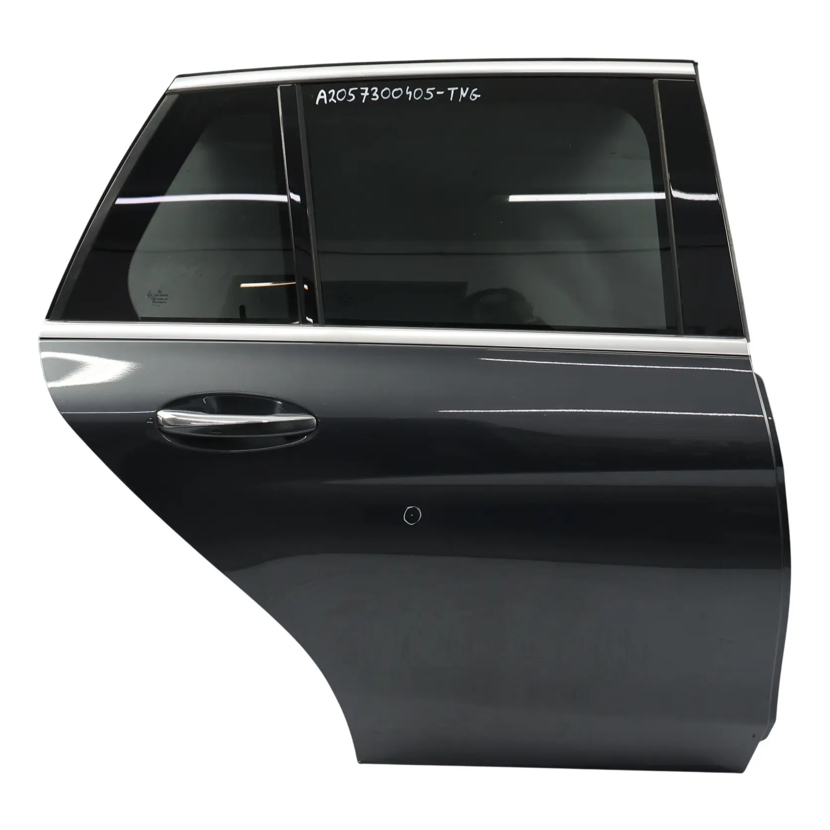 Mercedes S205 Estate Porta Posteriore Destra Grigio Tenorite Metallizzato 755