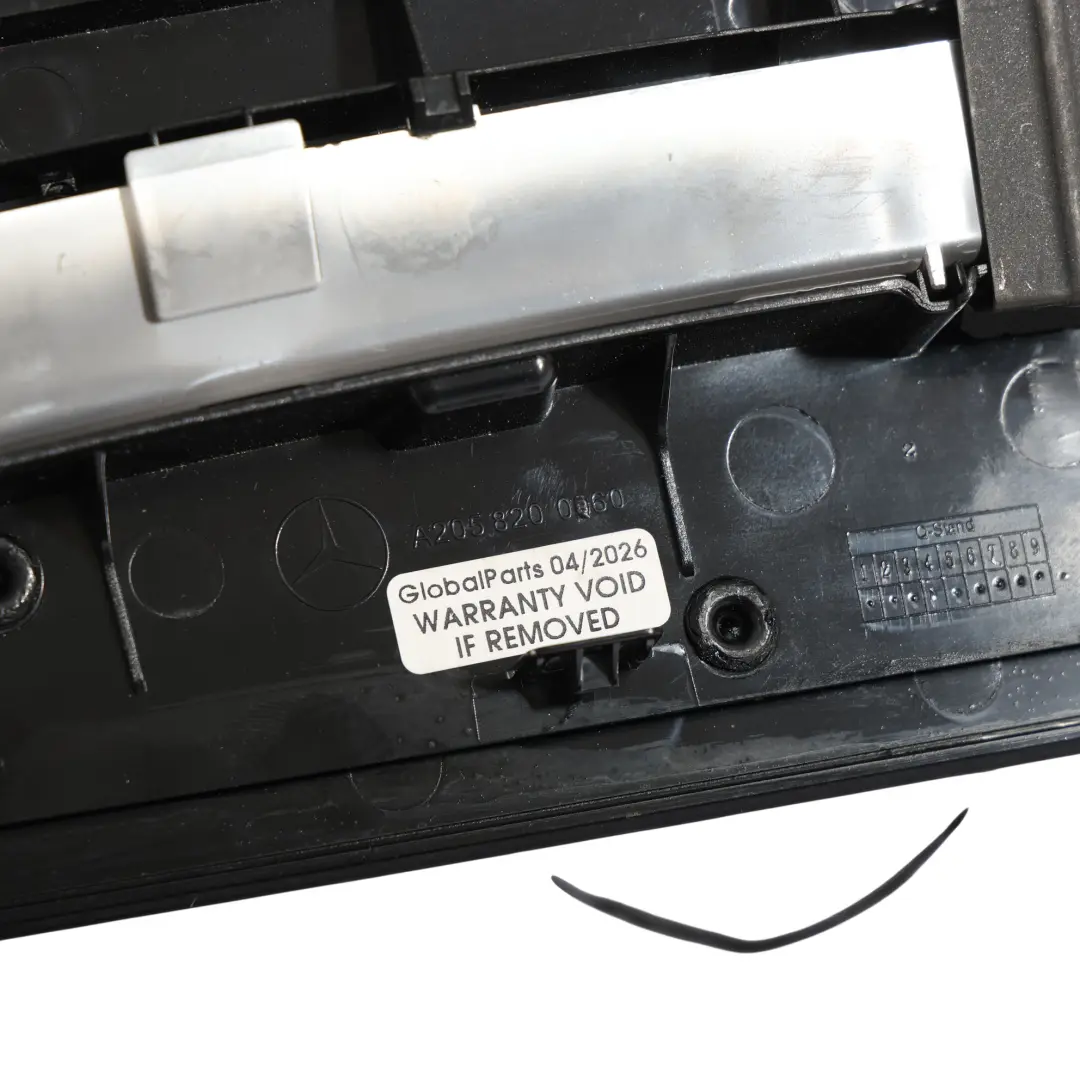 Mercedes W205 Brake Light Rear Third Stop Lamp Cover Trim Black - SKU A2058200060-1 - Part number A2058200060
