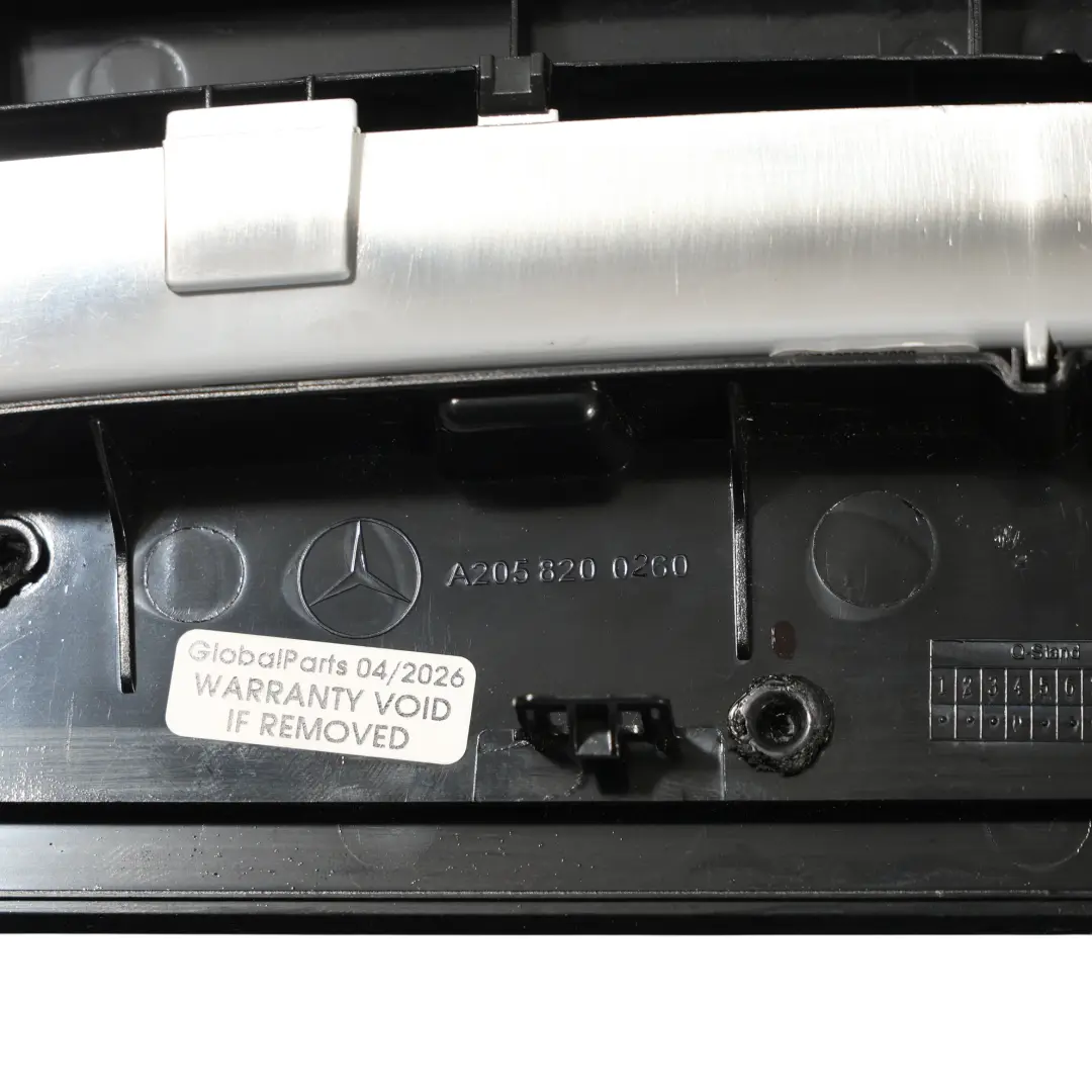 Additional Stoplamp Brake Lamp Black to Mercedes W205 Saloon Rear with Part number A2058200260 Mercedes W205 Saloon Rear Additional Stoplamp Brake Lamp Black - SKU A2058200260-2 - Part number A2058200260