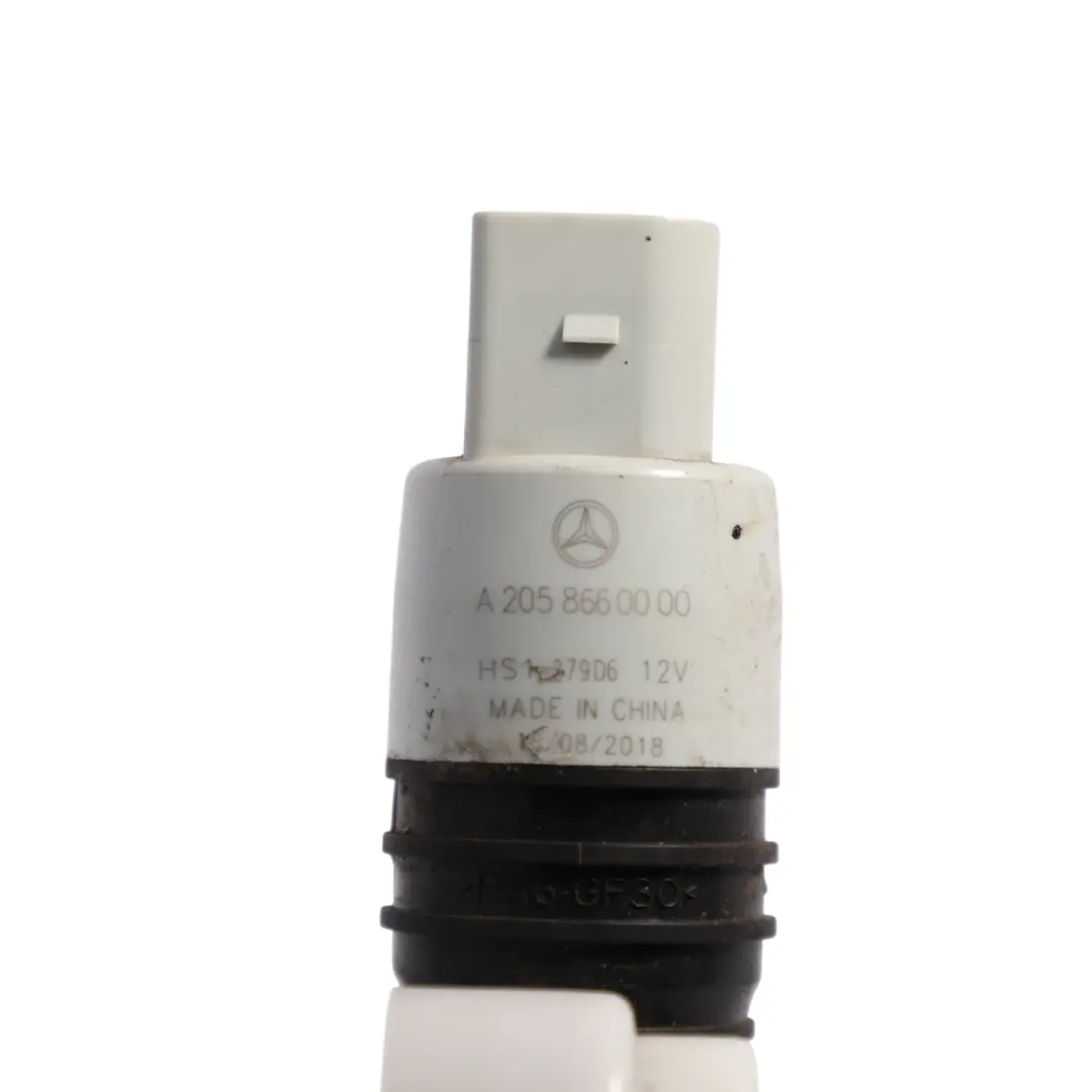 Mercedes S205 S213 C238 Windscreen Windshield Washer Pump Unit A205866000 - SKU A2058660000 - Part number A2058660000