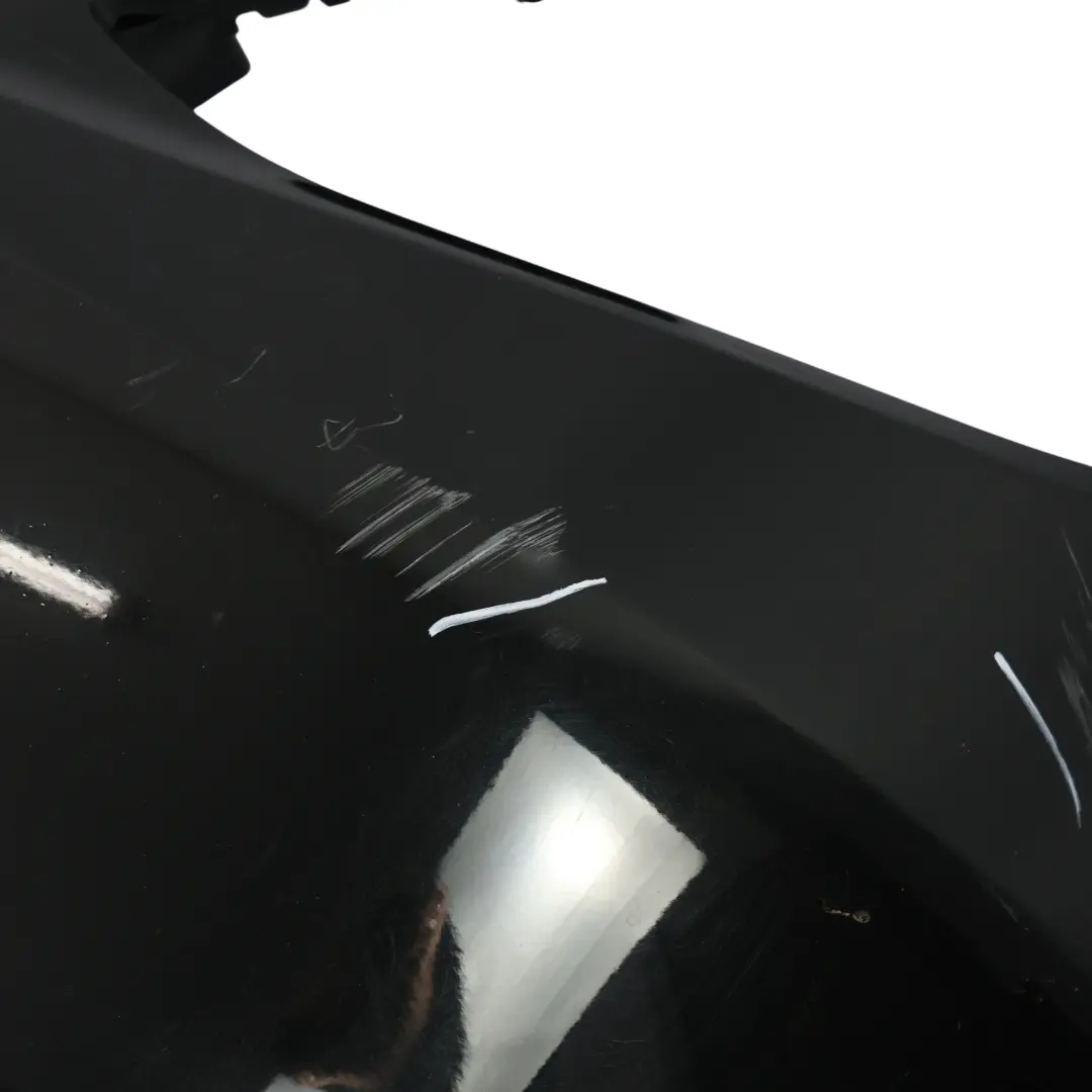 Bumper Complete PDC Obsidian Black - 197 to Mercedes W205 Rear with Part number A2058806400 Mercedes W205 Rear Bumper Complete PDC Obsidian Black - 197 - SKU A2058806400-OB - Part number A2058806400