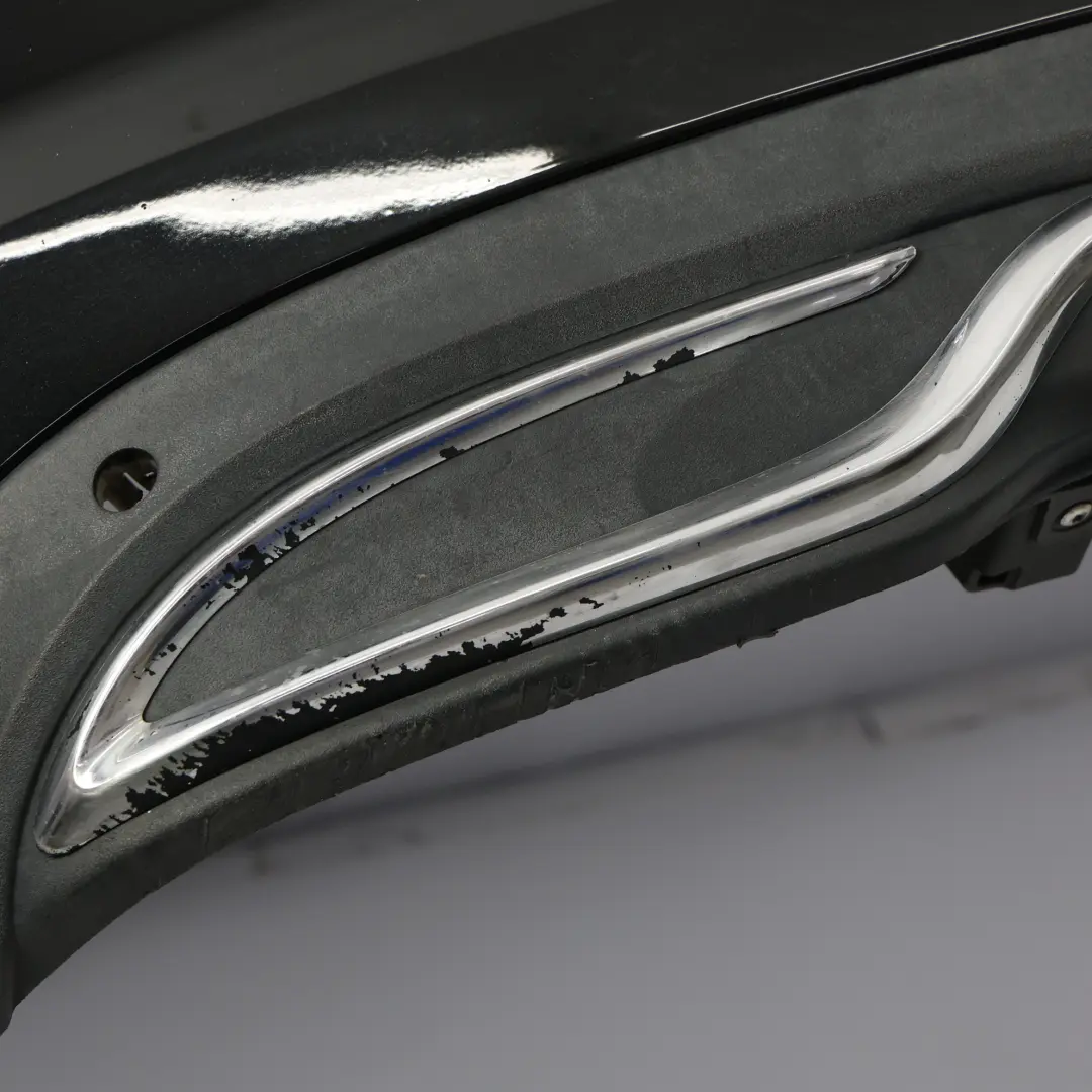 Mercedes W205 Rear Bumper Complete PDC Obsidian Black - 197 - SKU A2058806400-OB - Part number A2058806400
