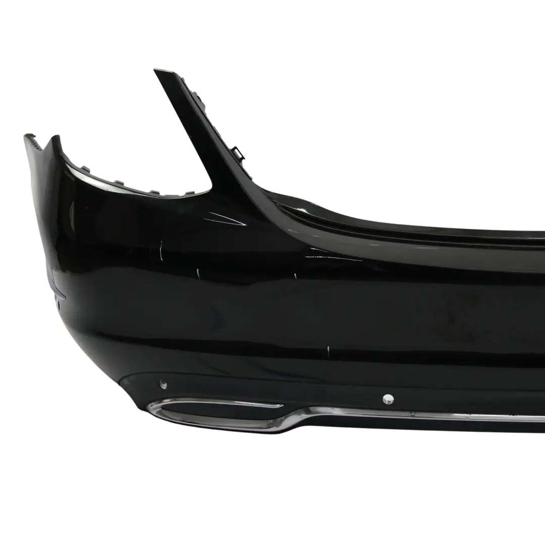Mercedes W205 Zderzak Tylny Kompletny PDC Czarny Obsydian 197 - SKU A2058806400-OB - Numer Części A2058806400