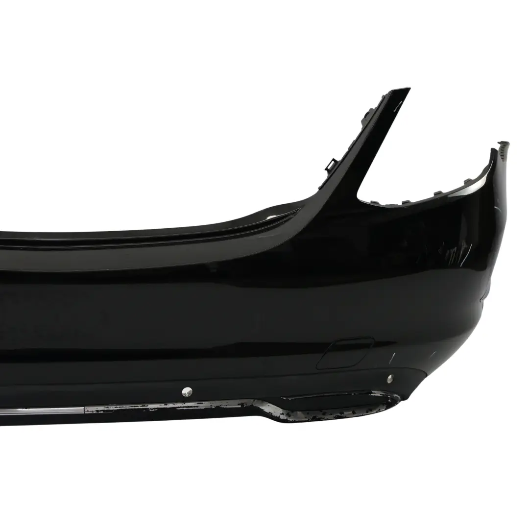 Bumper Complete PDC Obsidian Black - 197 to Mercedes W205 Rear with Part number A2058806400 Mercedes W205 Rear Bumper Complete PDC Obsidian Black - 197 - SKU A2058806400-OB - Part number A2058806400