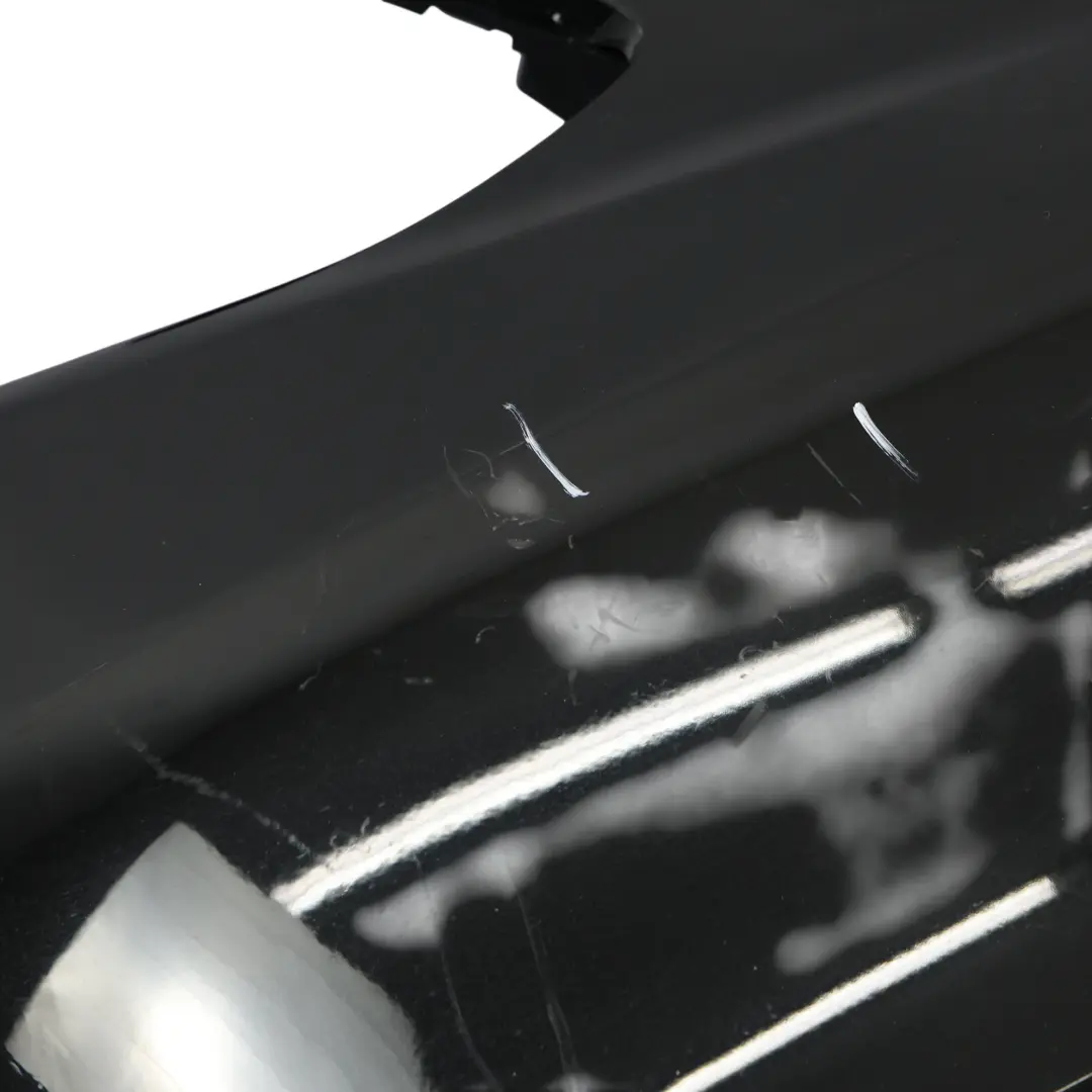 Bumper Complete PDC Obsidian Black - 197 to Mercedes W205 Rear with Part number A2058806400 Mercedes W205 Rear Bumper Complete PDC Obsidian Black - 197 - SKU A2058806400-OB - Part number A2058806400