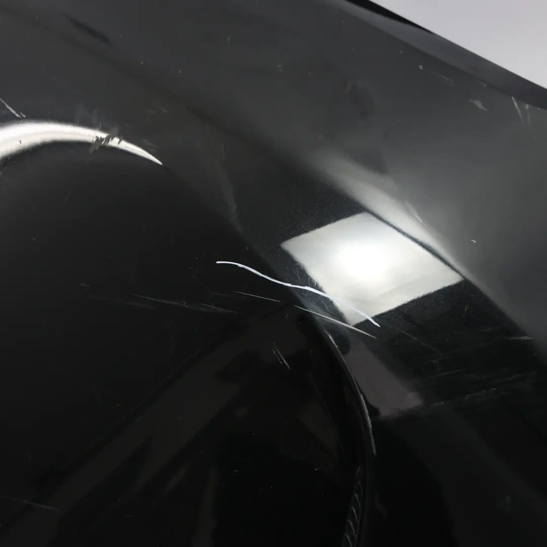 Bumper Trim Panel AMG Obsidian Black Metallic - 197 to Mercedes W205 Rear with Part number A2058853304 Mercedes W205 Rear Bumper Trim Panel AMG Obsidian Black Metallic - 197 - SKU A2058853304-OB - Part number A2058853304