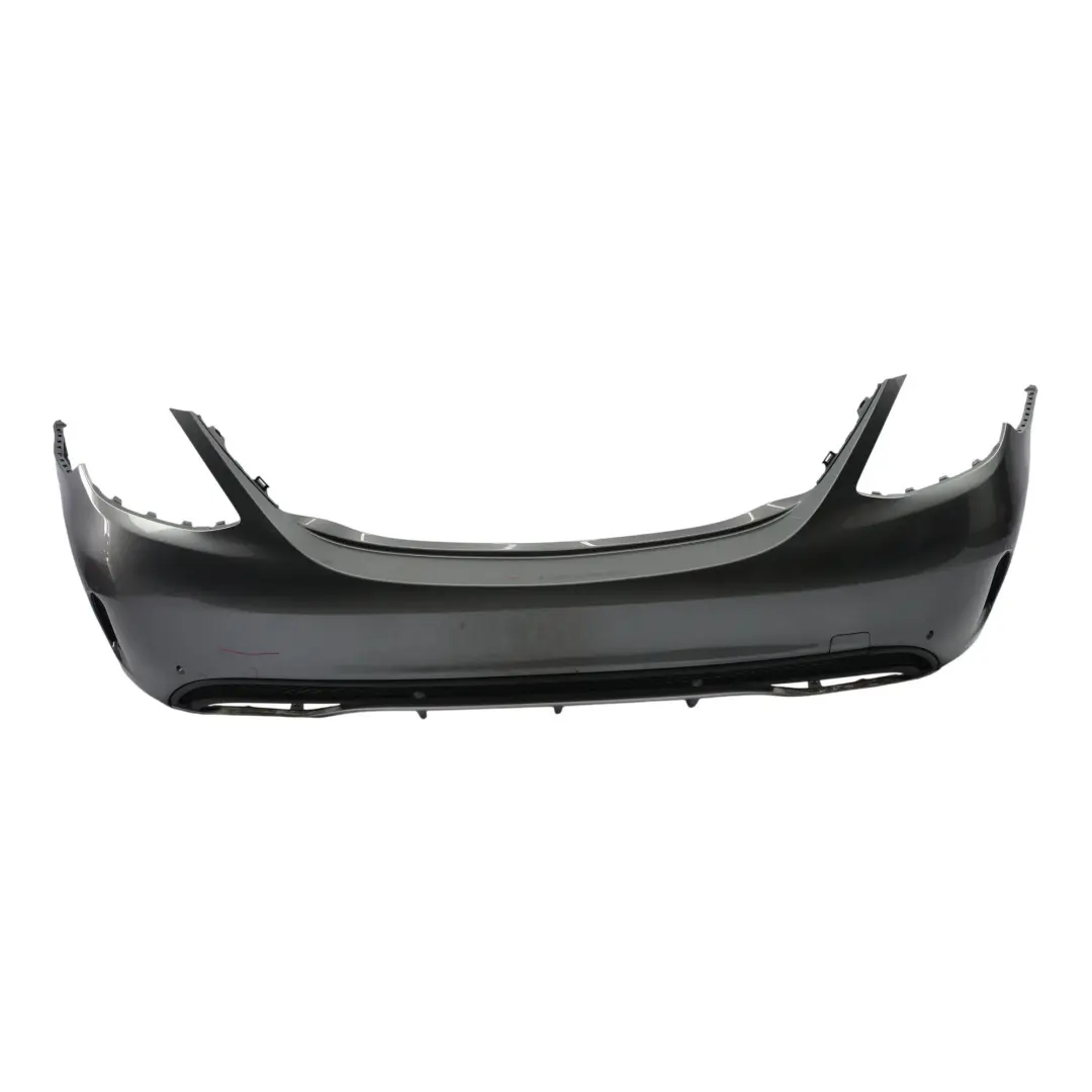 Bumper Rear Trim Panel Cover AMG Selenite Grey Metallic - 992 to Mercedes W205 with Part number A2058856038 Mercedes W205 Bumper Rear Trim Panel Cover AMG Selenite Grey Metallic - 992 - SKU A2058856038-SEL - Part number A2058856038