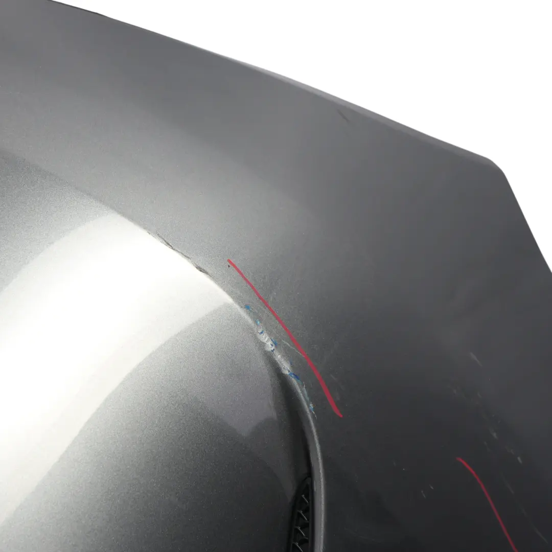 Mercedes W205 Bumper Rear Trim Panel Cover AMG Selenite Grey Metallic - 992 - SKU A2058856038-SEL - Part number A2058856038