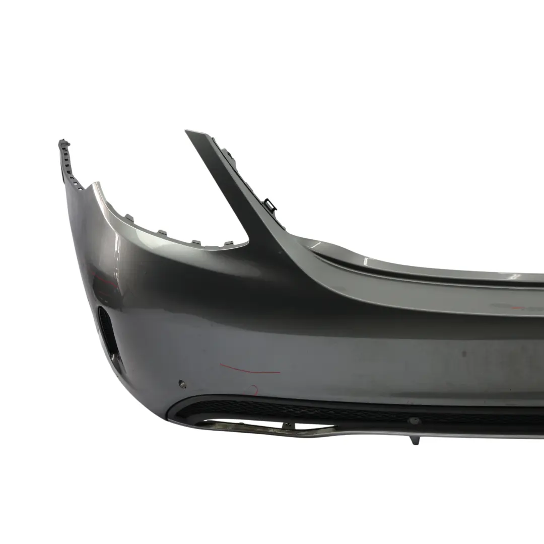 Mercedes W205 Bumper Rear Trim Panel Cover AMG Selenite Grey Metallic - 992 - SKU A2058856038-SEL - Part number A2058856038