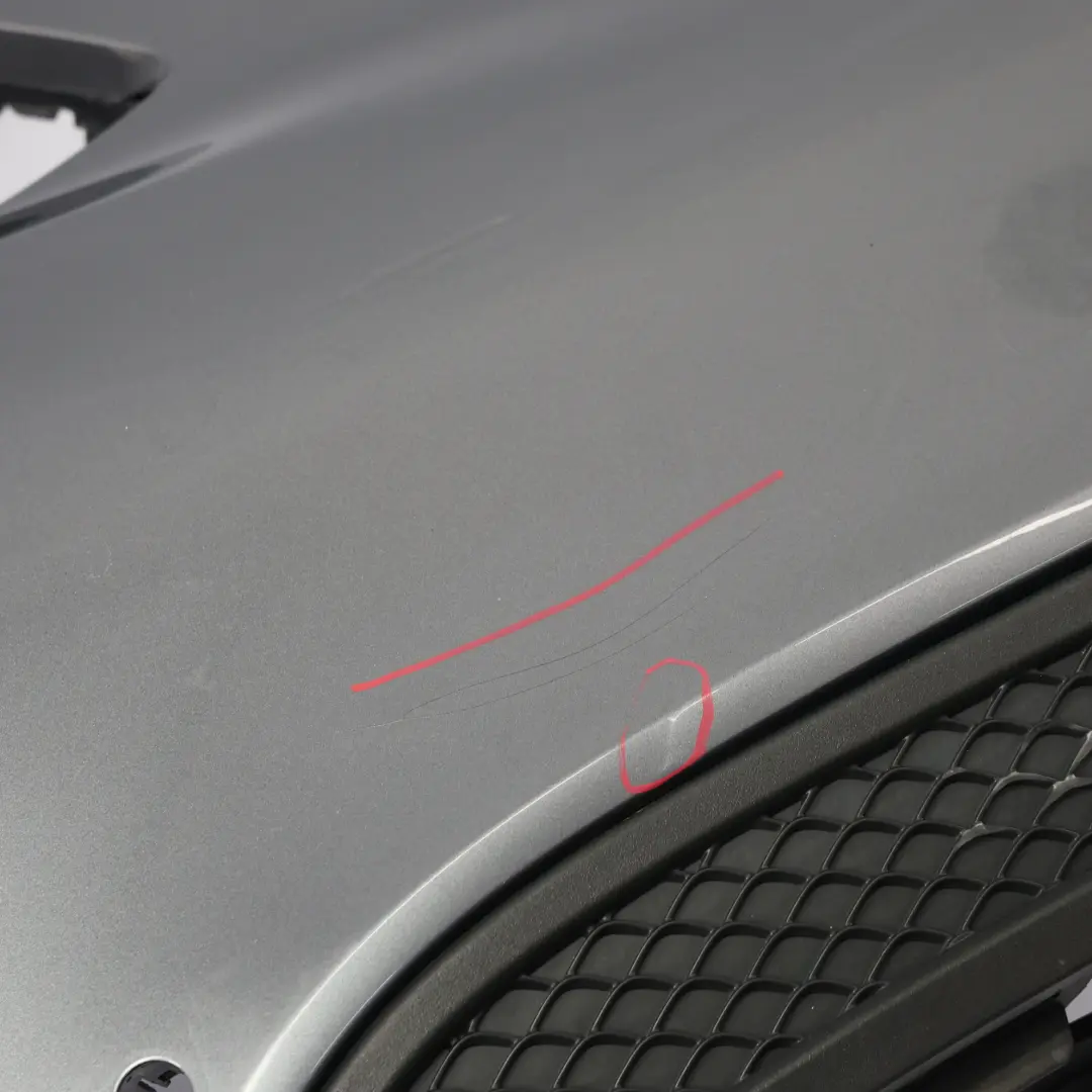 Mercedes W205 Bumper Rear Trim Panel Cover AMG Selenite Grey Metallic - 992 - SKU A2058856038-SEL - Part number A2058856038