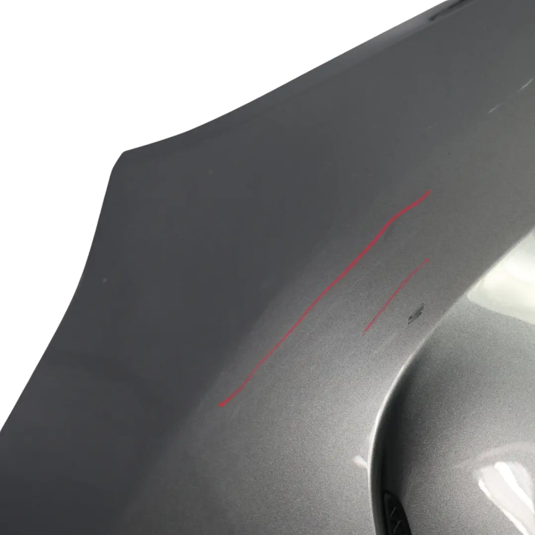 Mercedes W205 Bumper Rear Trim Panel Cover AMG Selenite Grey Metallic - 992 - SKU A2058856038-SEL - Part number A2058856038