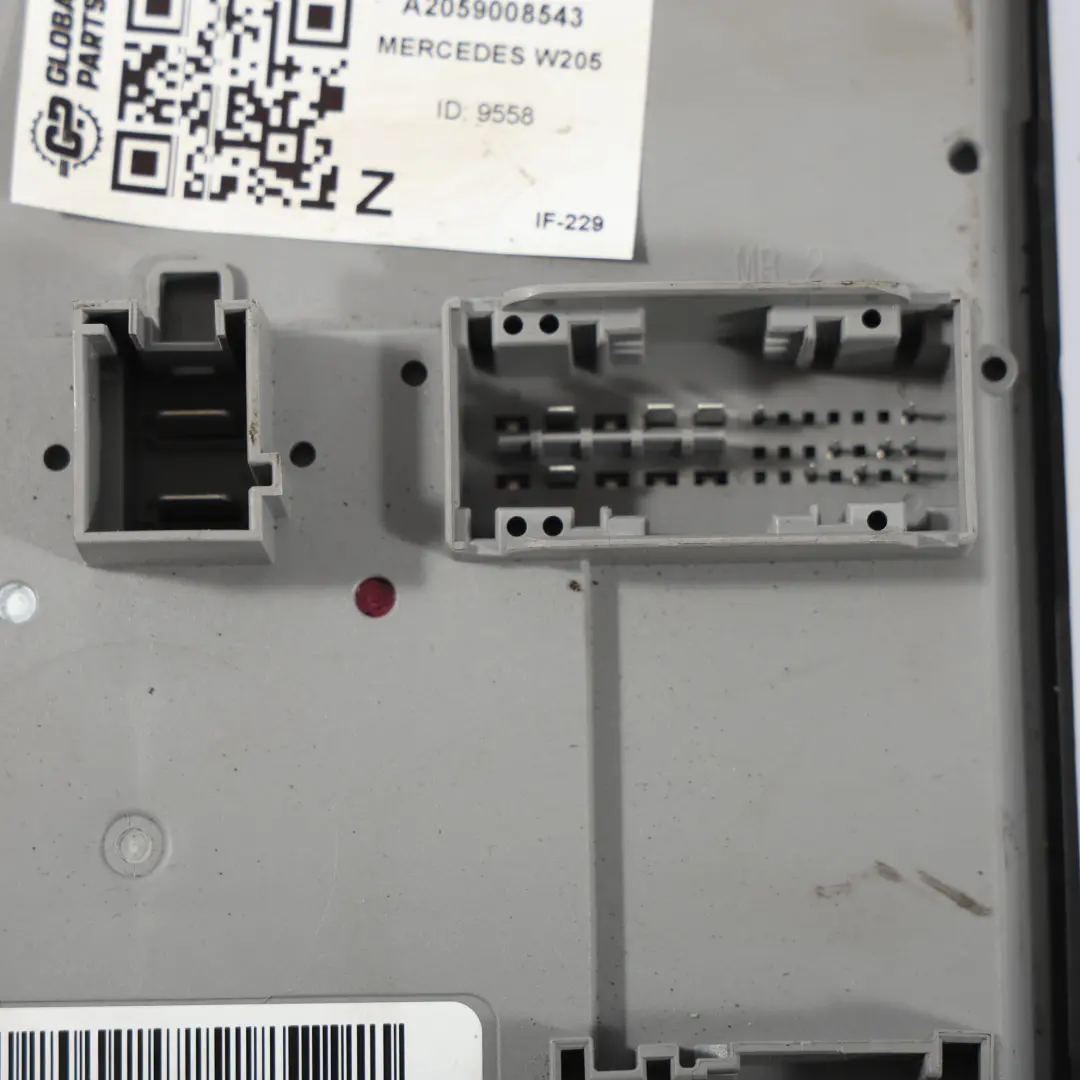 Mercedes W205 X235 Módulo ECU Unidad Control Carrocería - SKU A2059008543 - Número de pieza A2059008543