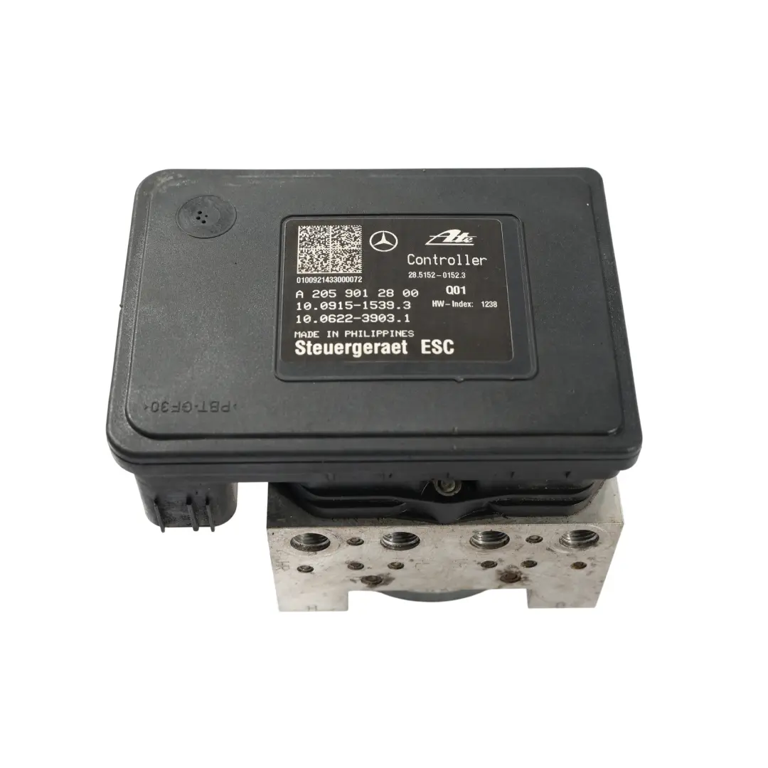 Module Unité Contrôle Pompe ABS ESP pour Mercedes W205 2.1 CDI Diesel à propos du numéro de pièce A2059012800 Mercedes W205 2.1 CDI Diesel Module Unité Contrôle Pompe ABS ESP - SKU A2059012800 - Numéro de pièce A2059012800