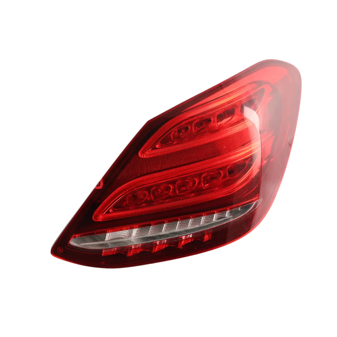 Mercedes W205 Saloon Rear Lamp LED Side Panel Right O/S Tail Light - SKU A2059061457-2 - Part number A2059061457