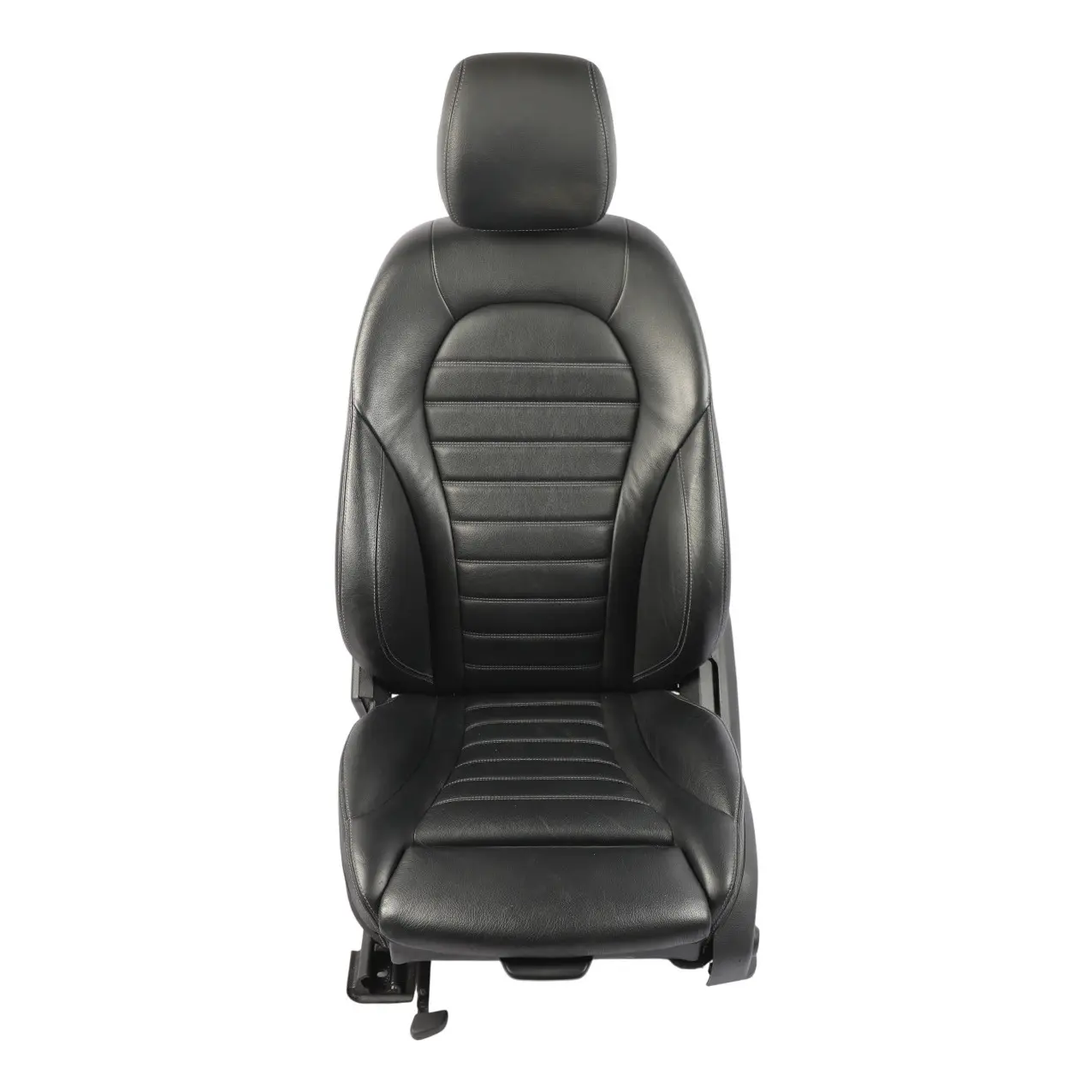 Mercedes W205 S205 Siège Cuir Synthétique Avant Gauche Noir Lombaire