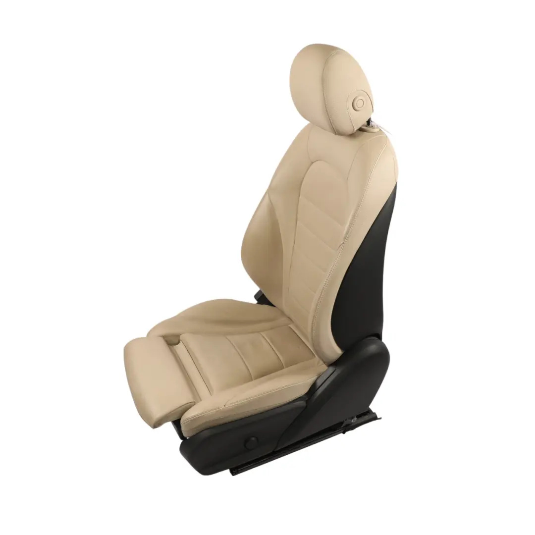 Mercedes W205 Front Seat Interior Seating Heated Memory Left N/S Leather Beige - SKU A2059105912-1 - Part number A2059105912