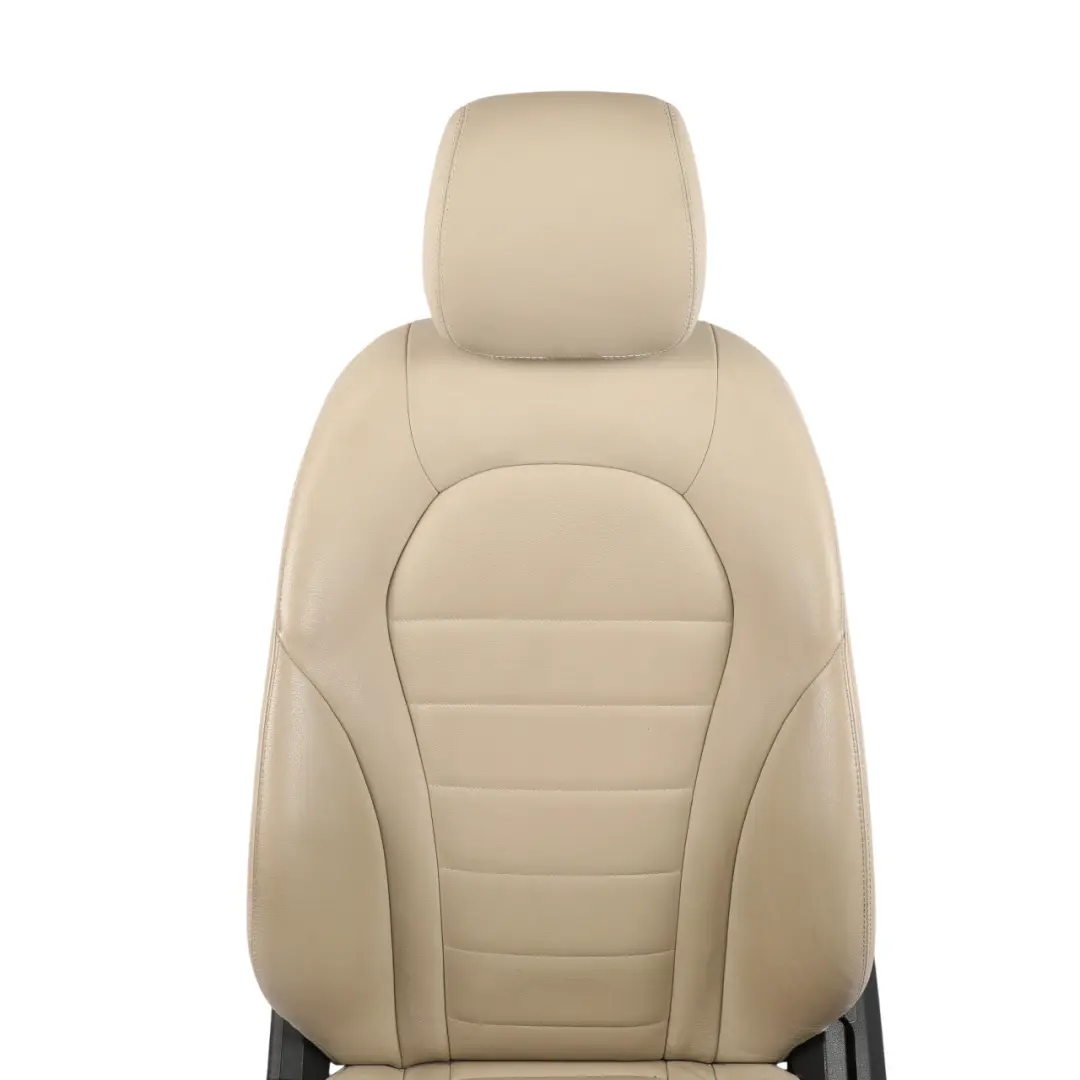 Mercedes W205 Front Seat Interior Seating Heated Memory Left N/S Leather Beige - SKU A2059105912-1 - Part number A2059105912