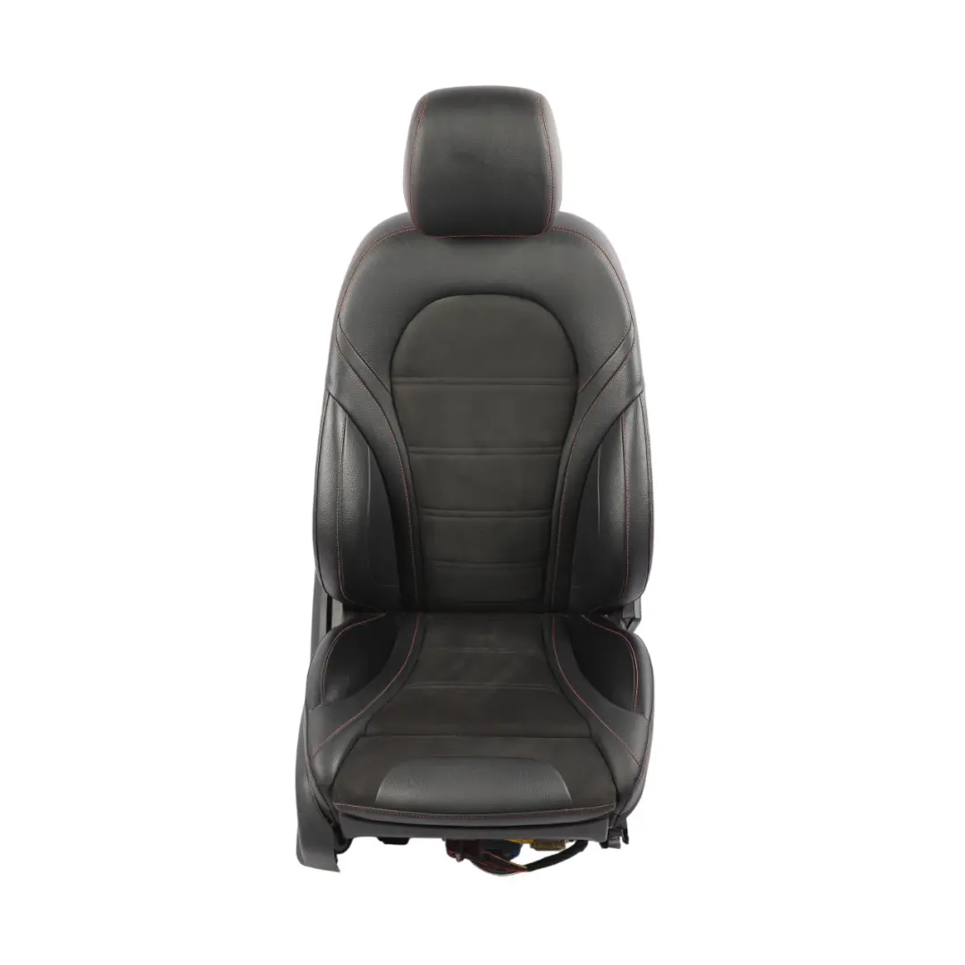Mercedes W205 Siège Avant Droit Chauffant Mémoire Forme Cuir Alcantara Noir - SKU A2059109712-1 - Numéro de pièce A2059109712