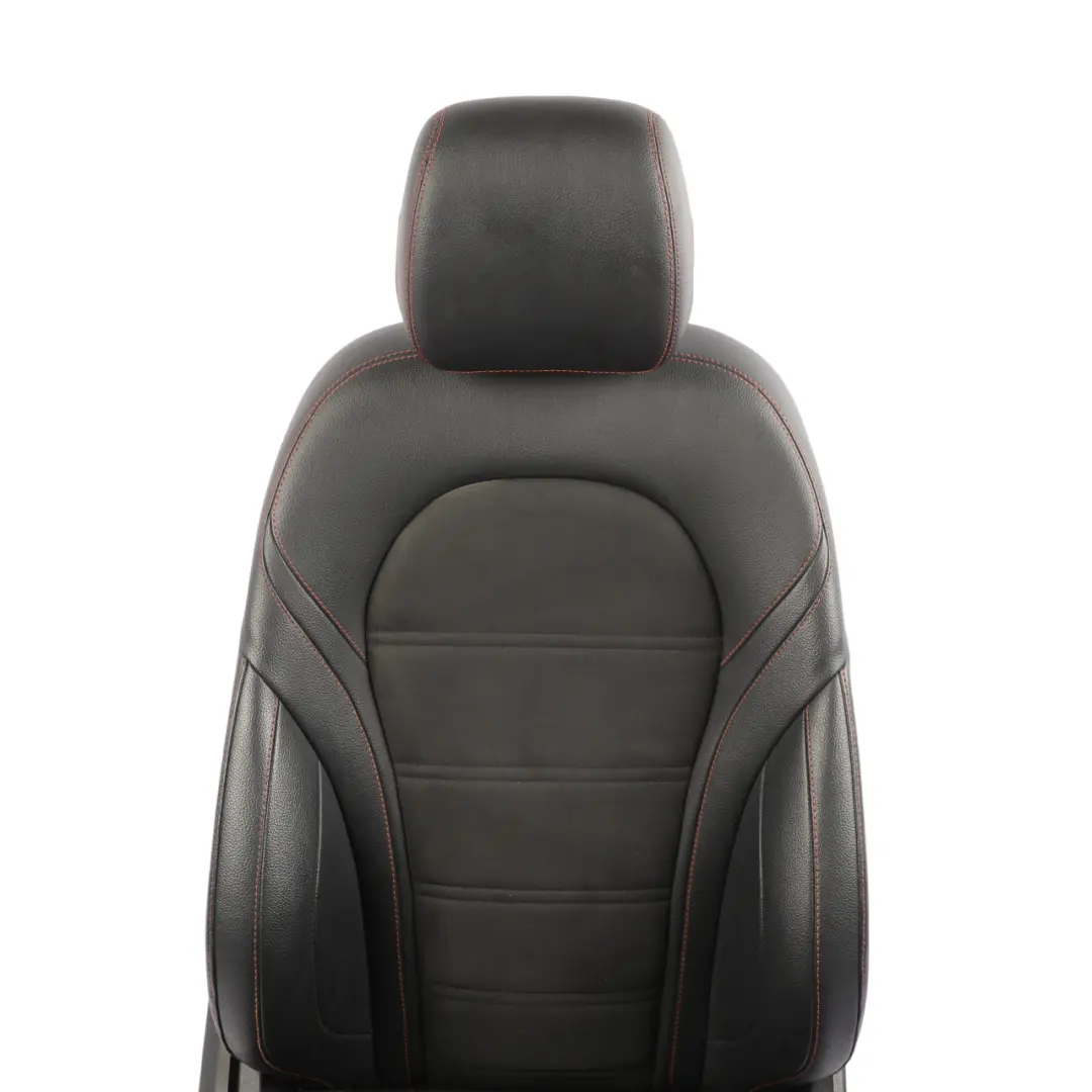 Fotel Przedni Grzany Z Pamięcią Skóra Alcantara Czarny Prawy do Mercedes W205 o numerze A2059109712 Mercedes W205 Fotel Przedni Grzany Z Pamięcią Skóra Alcantara Czarny Prawy - SKU A2059109712-1 - Numer Części A2059109712