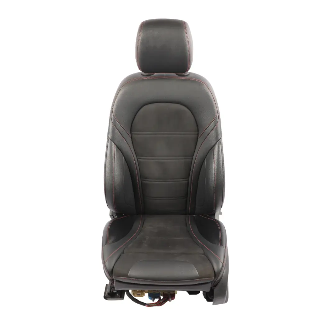 Front Seat Heated Memory Leather Alcantara Black Left N/S to Mercedes W205 with Part number A2059109712 Mercedes W205 Front Seat Heated Memory Leather Alcantara Black Left N/S - SKU A2059109712-2 - Part number A2059109712