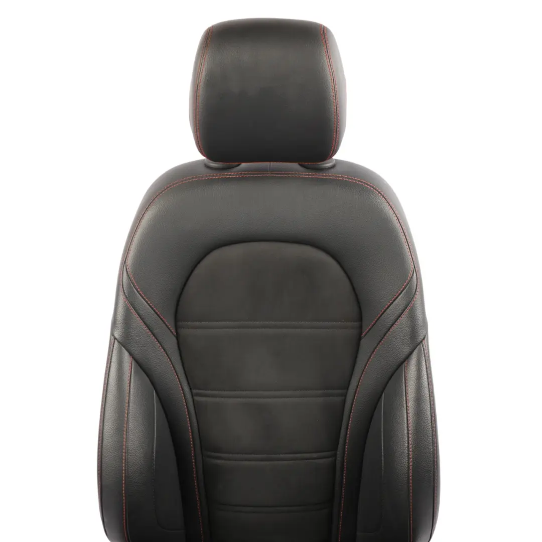 Mercedes W205 Front Seat Heated Memory Leather Alcantara Black Left N/S - SKU A2059109712-2 - Part number A2059109712