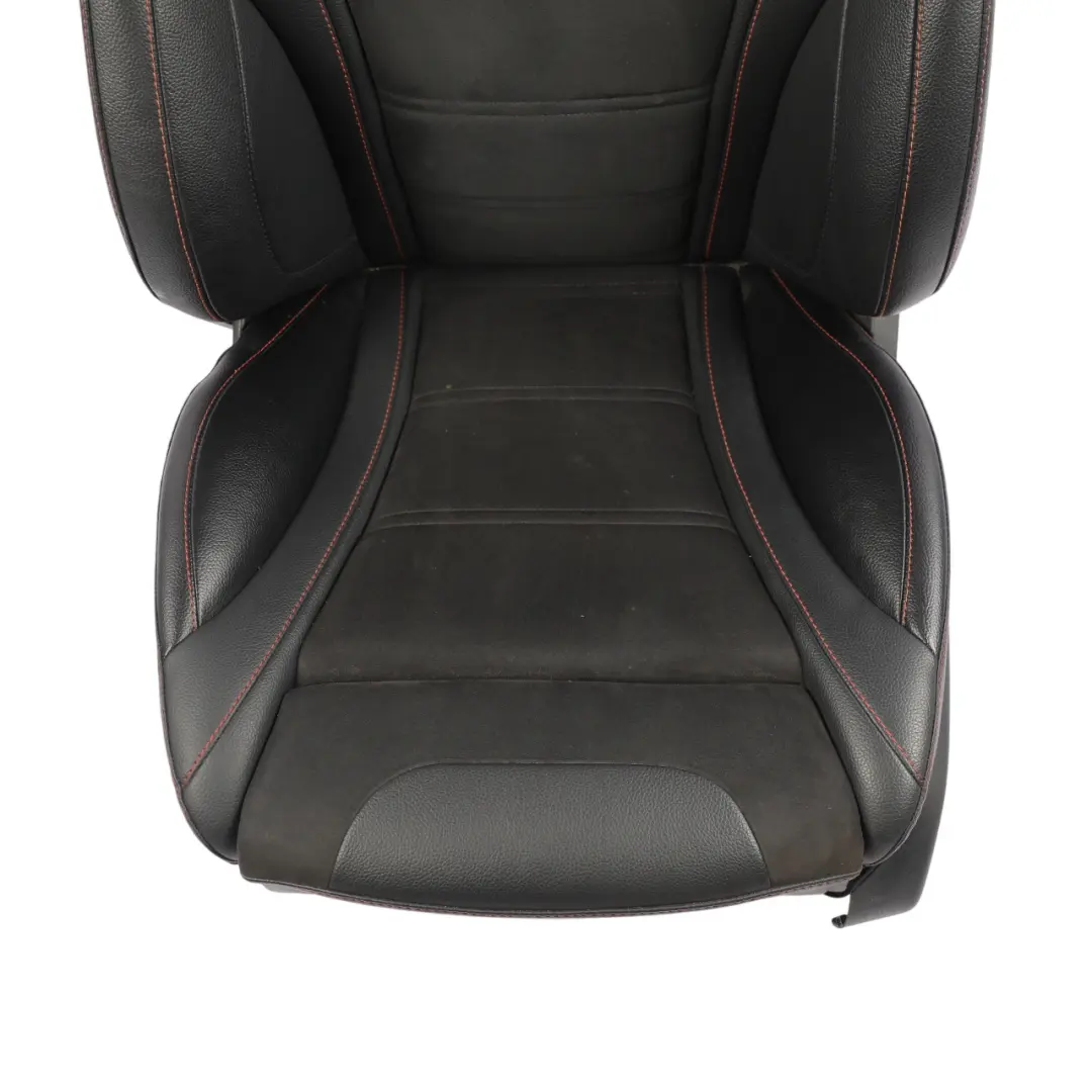 Mercedes W205 Front Seat Heated Memory Leather Alcantara Black Left N/S - SKU A2059109712-2 - Part number A2059109712